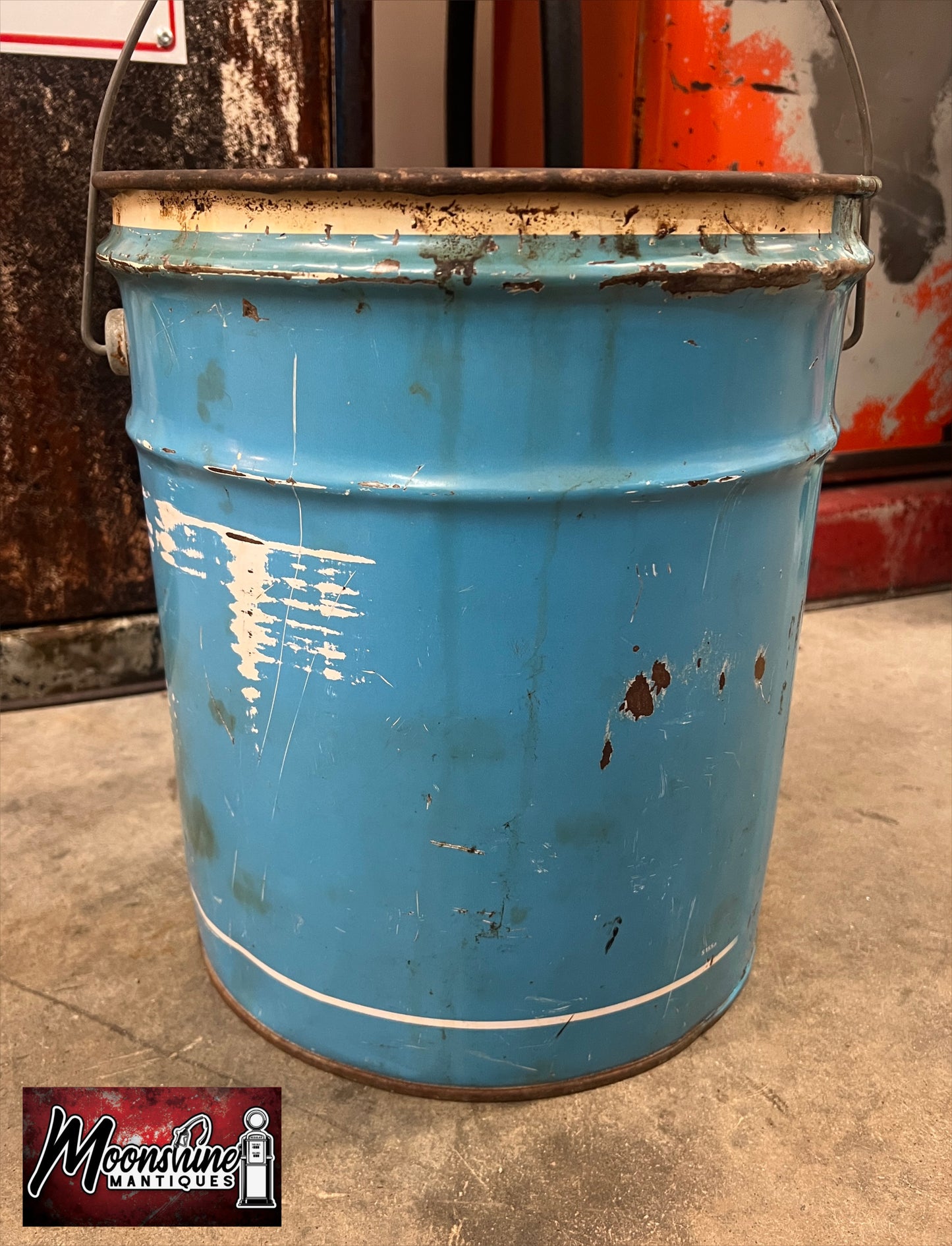 1970’s ESSO 5 Gallon Oil / Grease Can - Gas & Oil - Free Shipping!