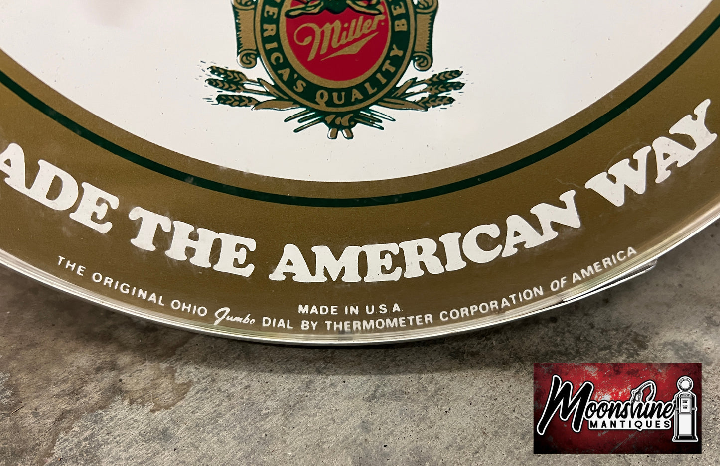 Vtg. MILLER HIGH LIFE Beer Thermometer / Sign - NOS - Free Shipping!