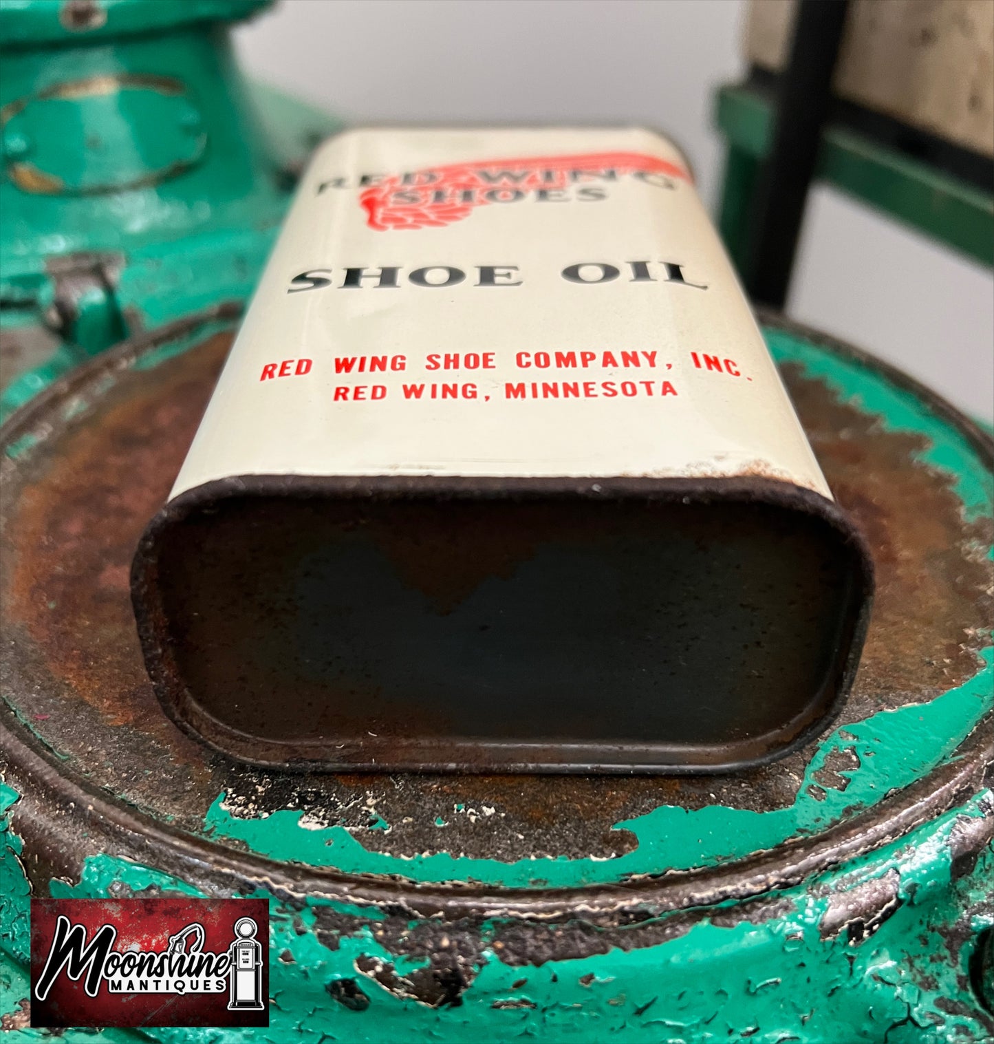 Vtg. RED WING SHOES Oil Can - Free Shipping!