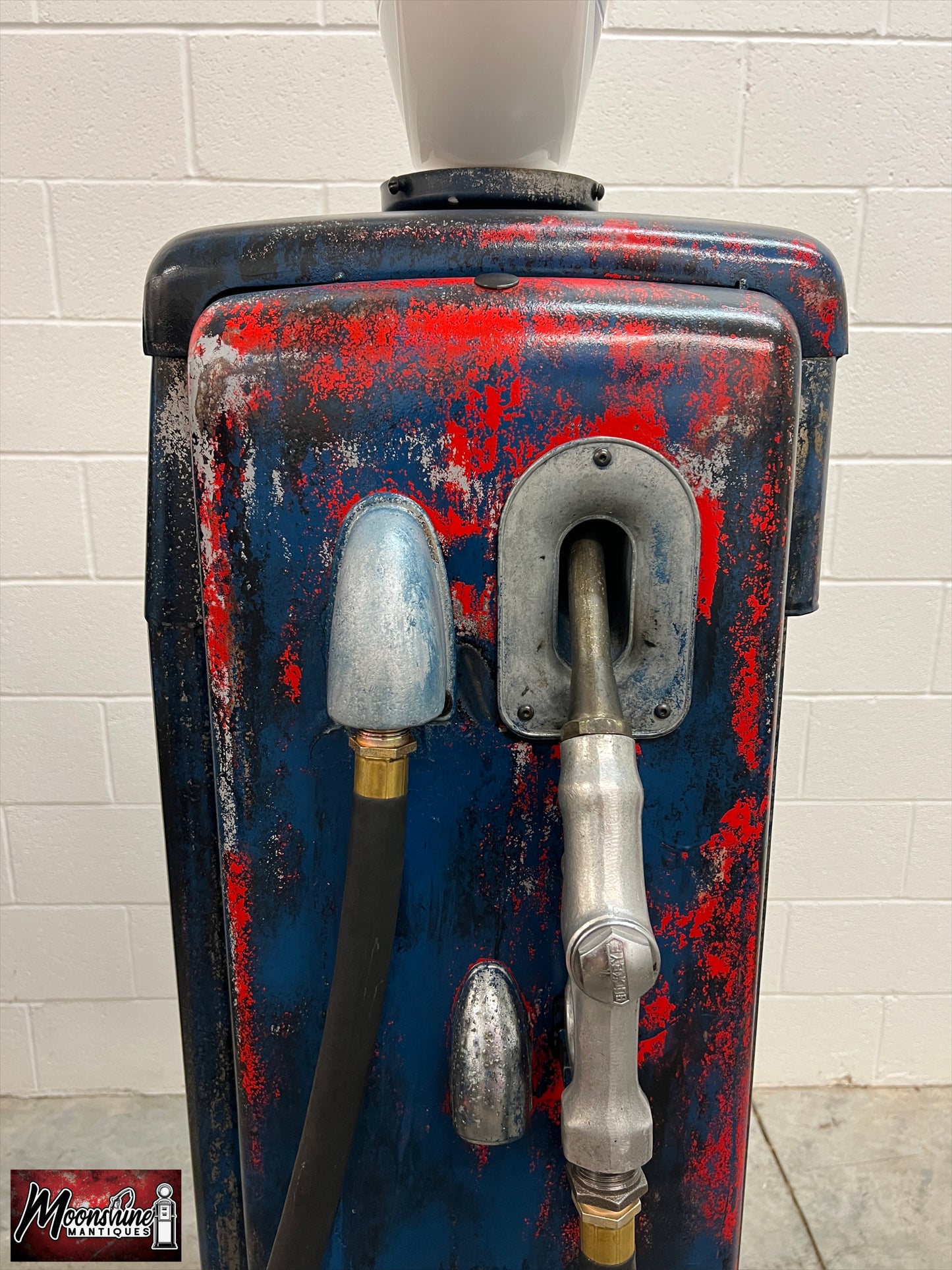 Rustoration 1950’s STANDARD GASOLINE Tokheim Gas Pump w/ Shelves - Mancave Decor - Free Shipping!