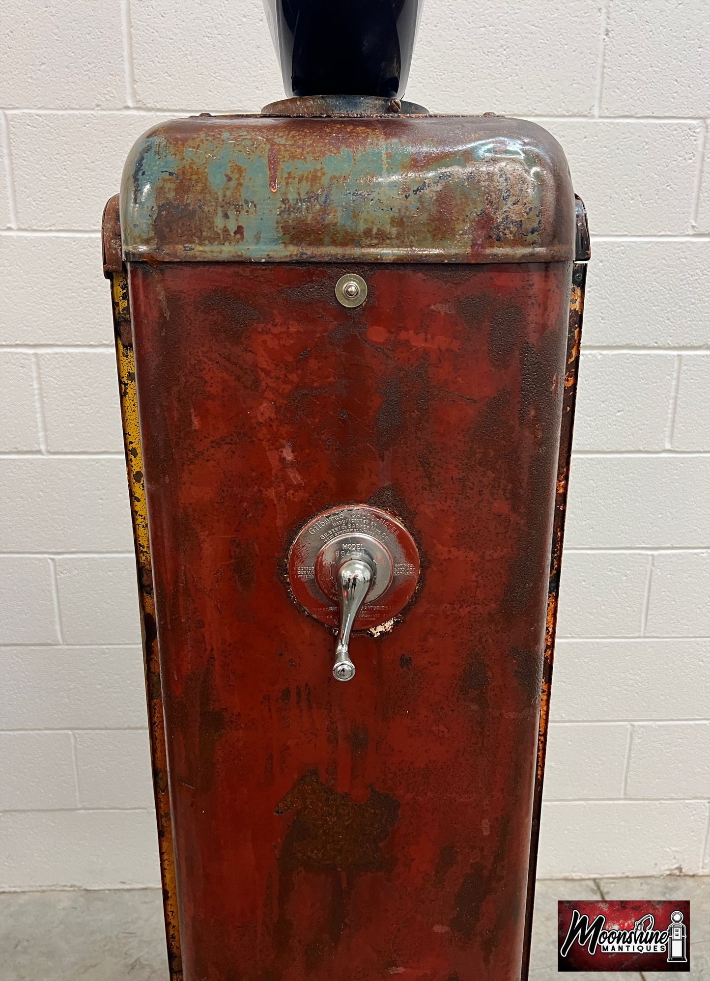 Rustoration 1940s AMERICAN GAS Gilbarco Gas Pump w/ Shelves - Mancave Decor - Free Shipping!