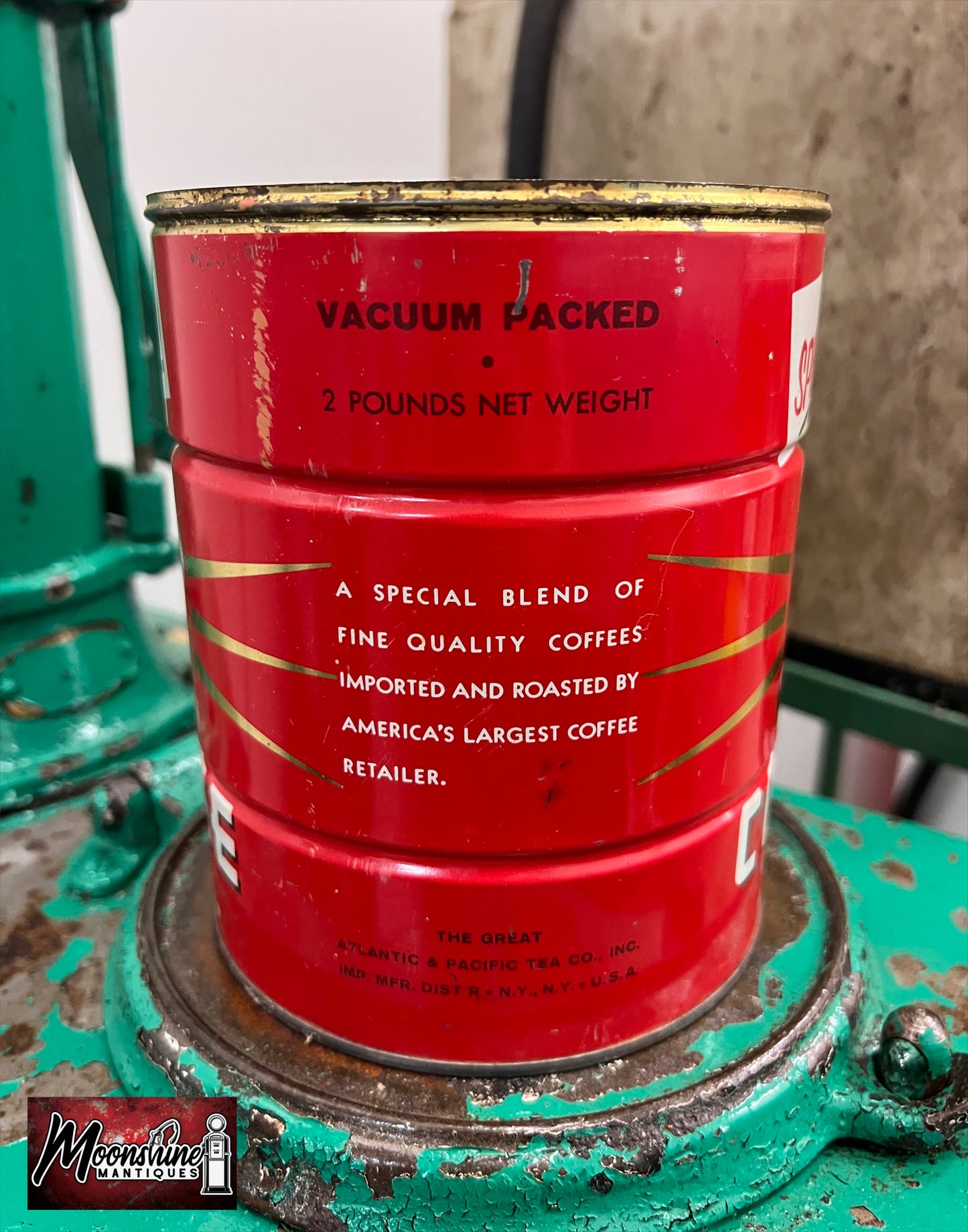 Vtg. A&P Coffee Tin Can - Free Shipping!