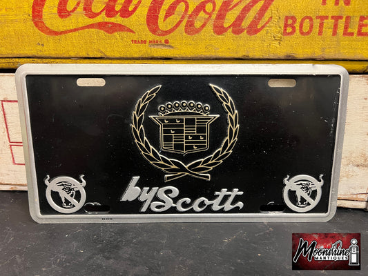 CADILLAC by Scott Dealership License Plate / Tag - Free Shipping!