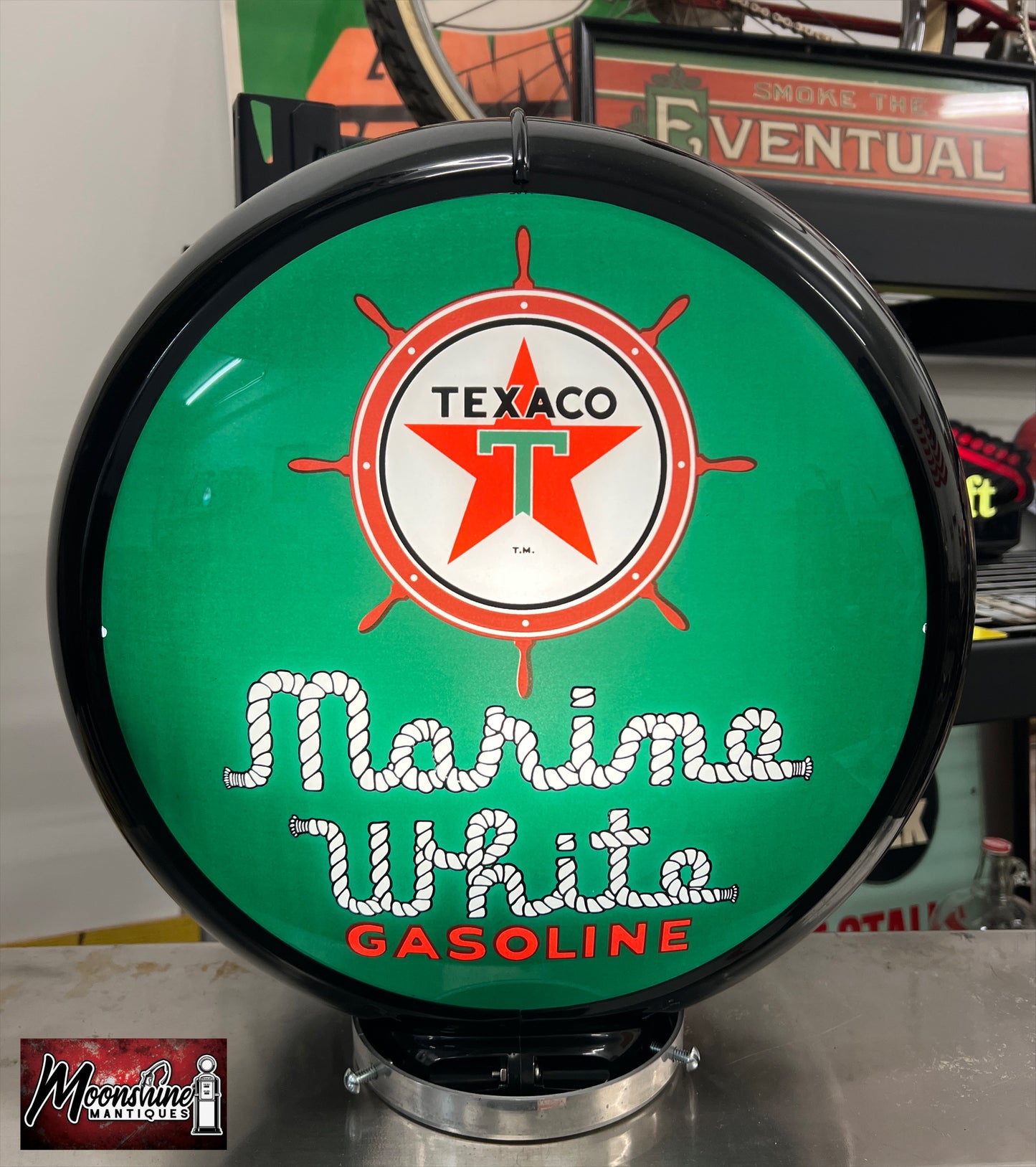 Rustoration 1960’s TEXACO MARINE Gilbarco Gas Pump w/ Shelves - Free Shipping!