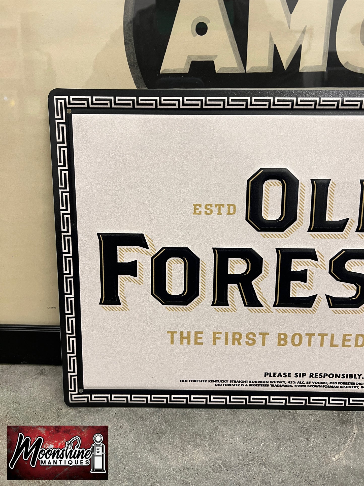OLD FORESTER Bourbon / Whiskey Sign - Free Shipping!