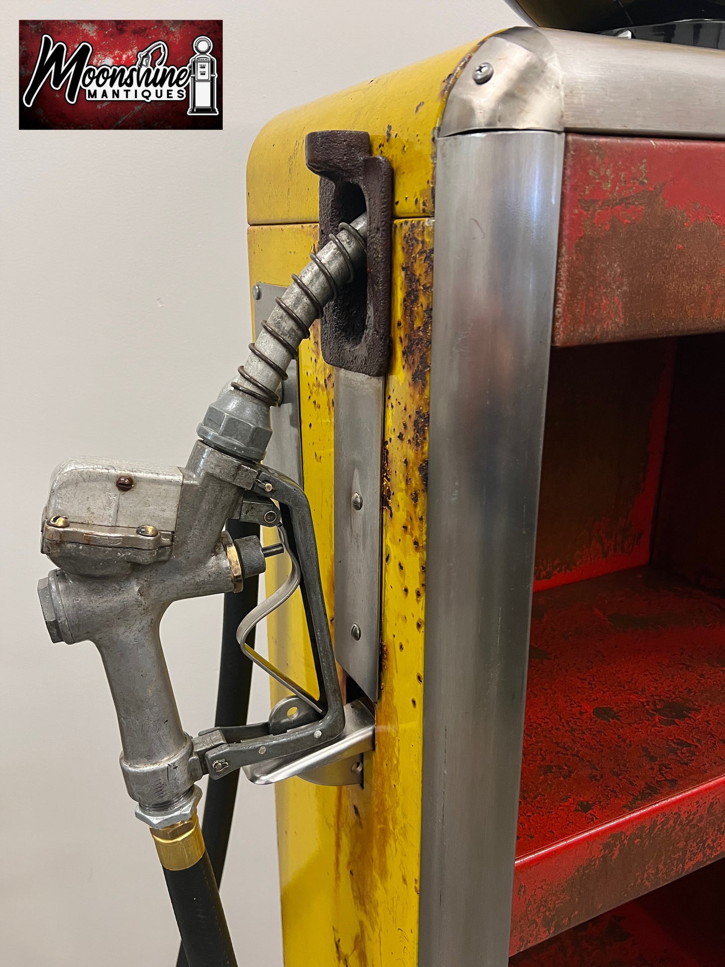 Rustoration 1940’s Chevrolet OK USED CARS Bowser Gas Pump with Custom Shelves - Free Shipping!