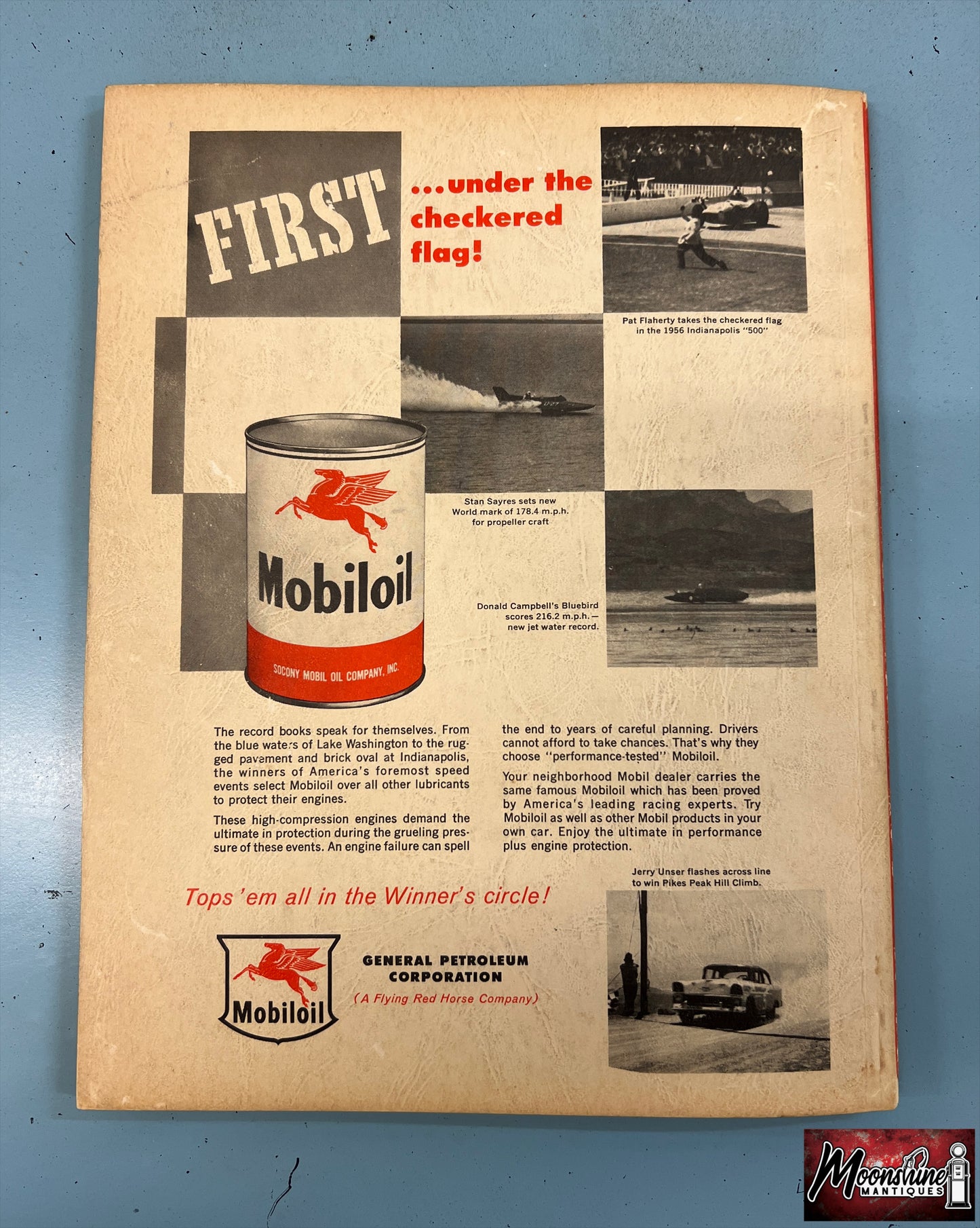 Floyd Clymer's 1956 Indianapolis 500 Race Yearbook - Free Shipping!