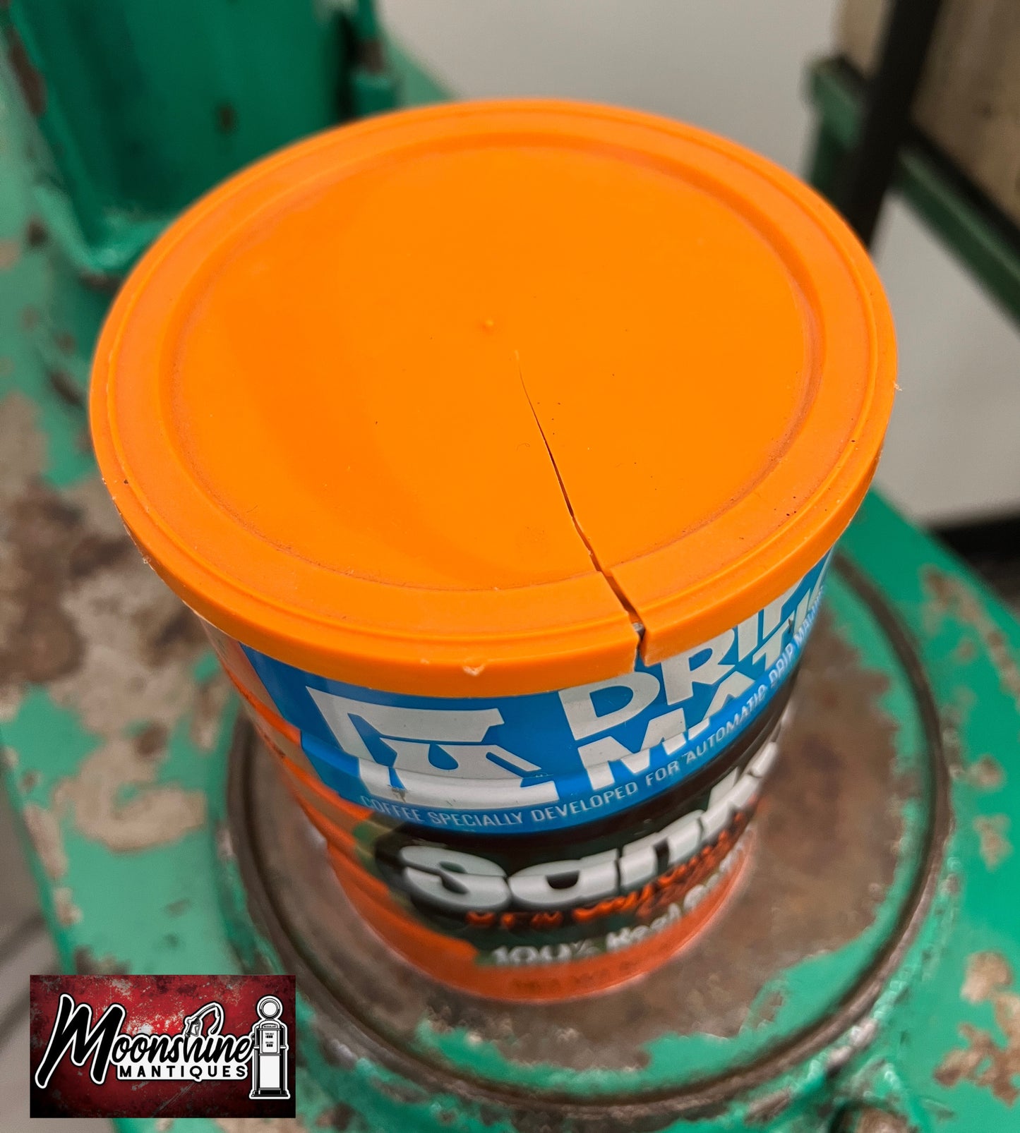 Vtg. SANKA COFFEE Tin Can - Free Shipping!