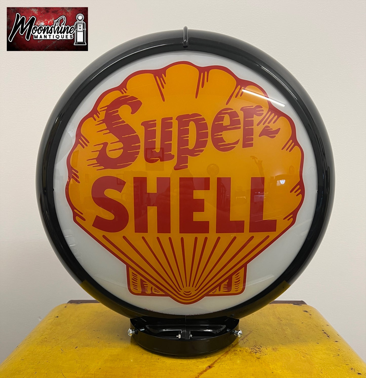 Rustoration 1940’s SUPER SHELL Bowser Gas Pump w/ Shelves - Mancave Decor - Free Shipping!