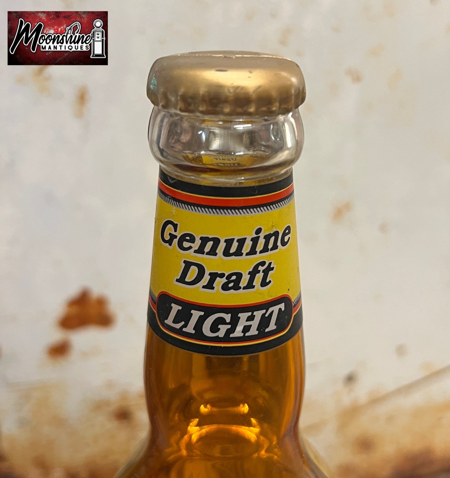 Vtg. MILLER GENUINE DRAFT Lighted Advertising Beer Bottle Sign - Free Shipping!