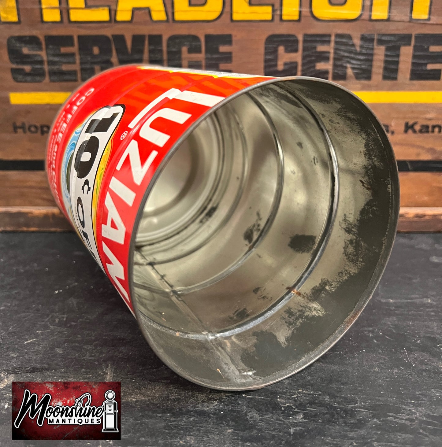 Vtg. LUZIANNE Coffee and Chicory Tin Can - Free Shipping!