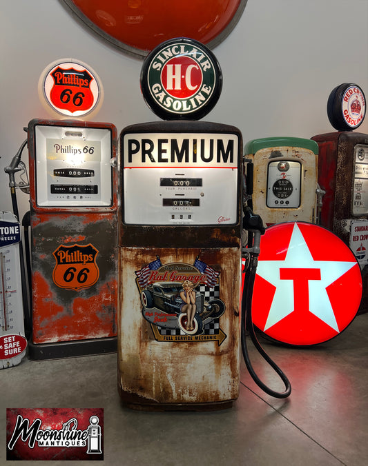 1950’s SINCLAIR H-C Rat Rod Garage Gilbarco Gas Pump - Rustoration - Shipping Available!
