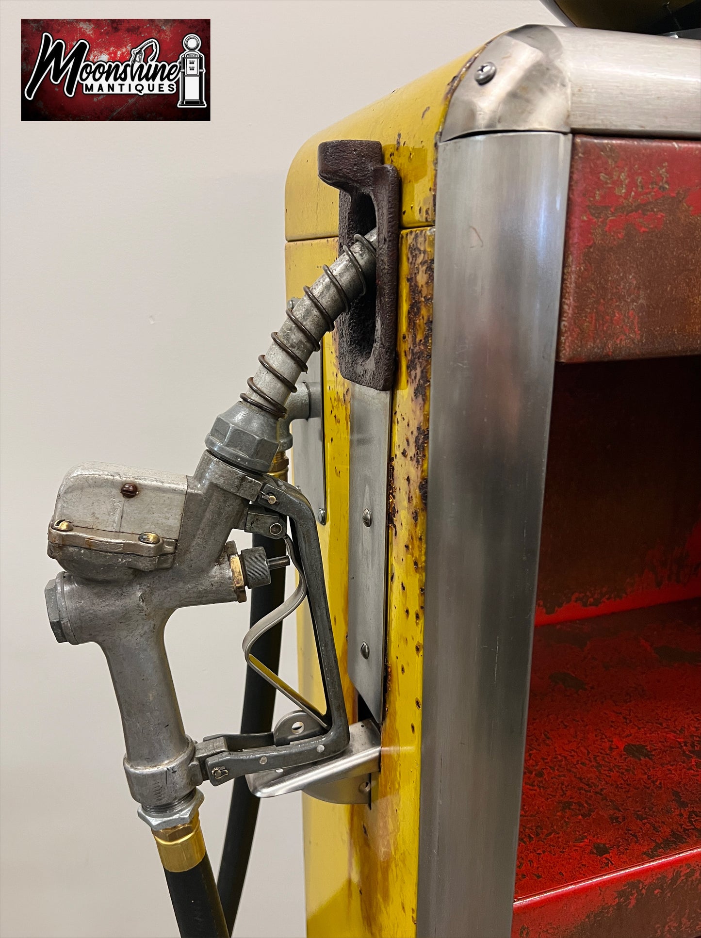 Rustoration 1940’s HOT ROD GASOLINE Bowser Gas Pump w/ Shelves - Mancave Decor - Free Shipping!