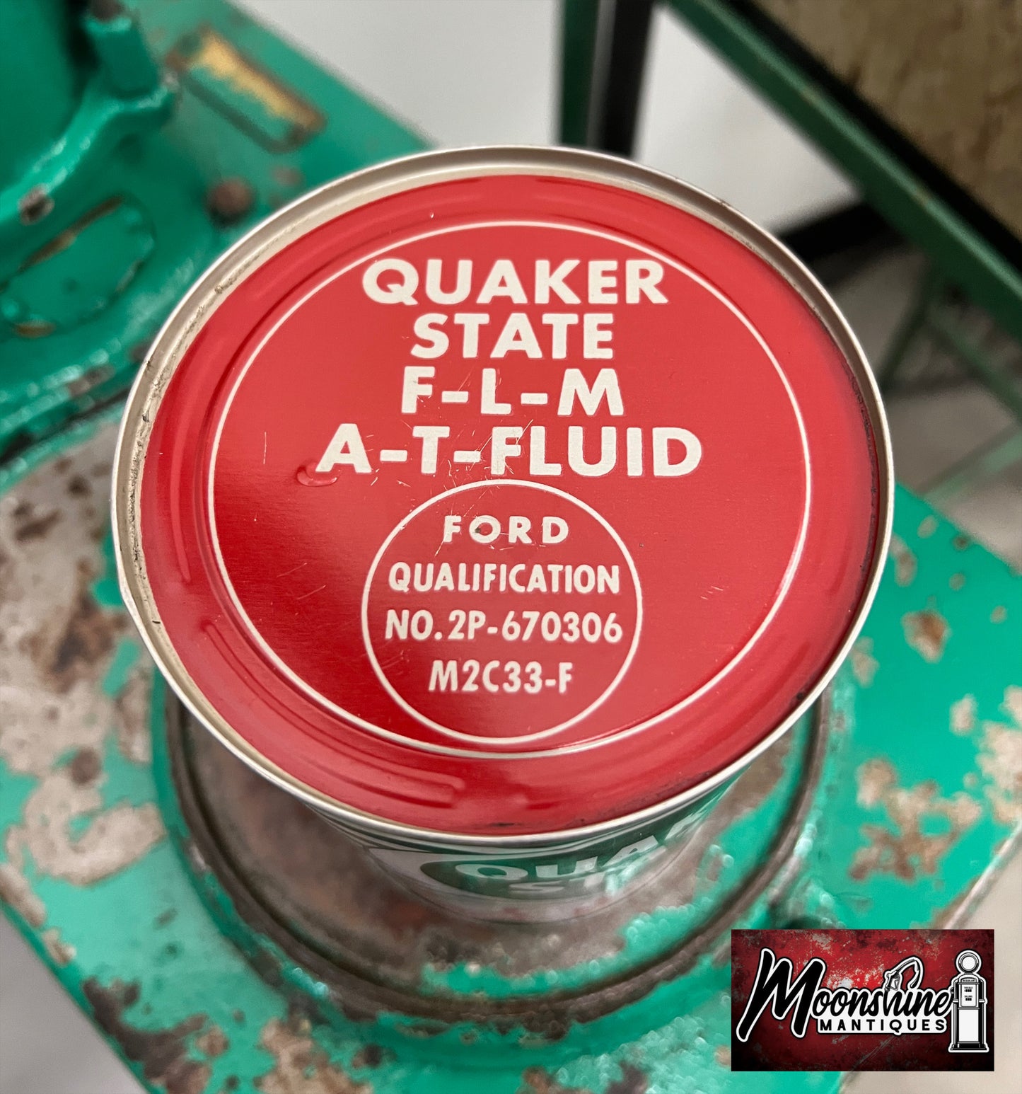 FULL 1960’s QUAKER STATE Ford ATF Can 1 qt. - Free Shipping!