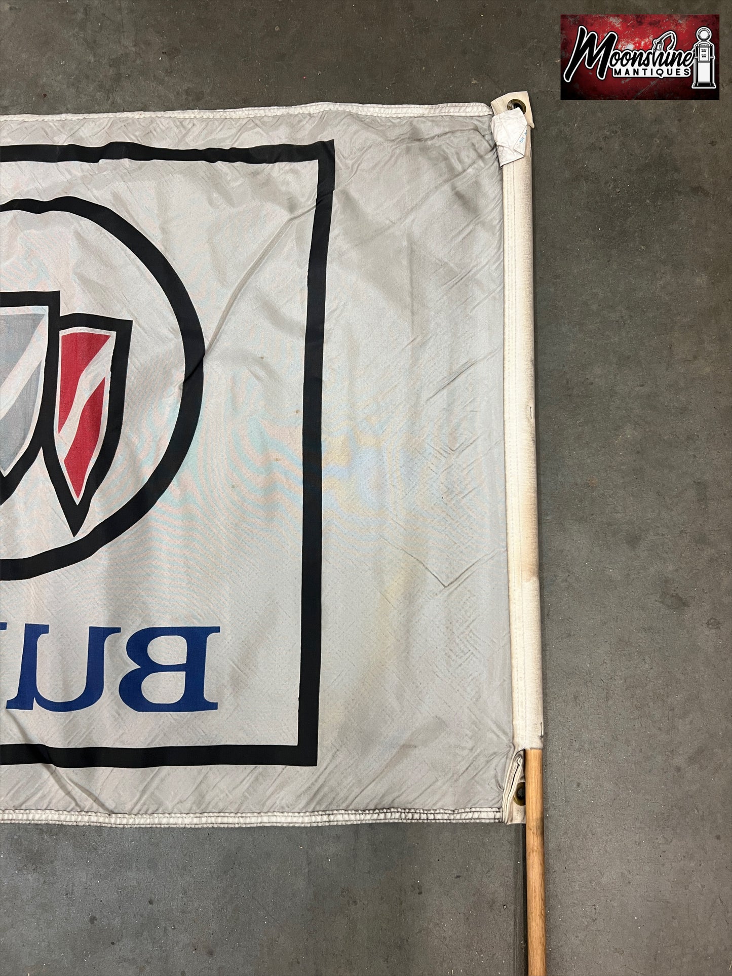 Vtg. BUICK Dealership Flag / Sign - GM General Motors - Free Shipping!