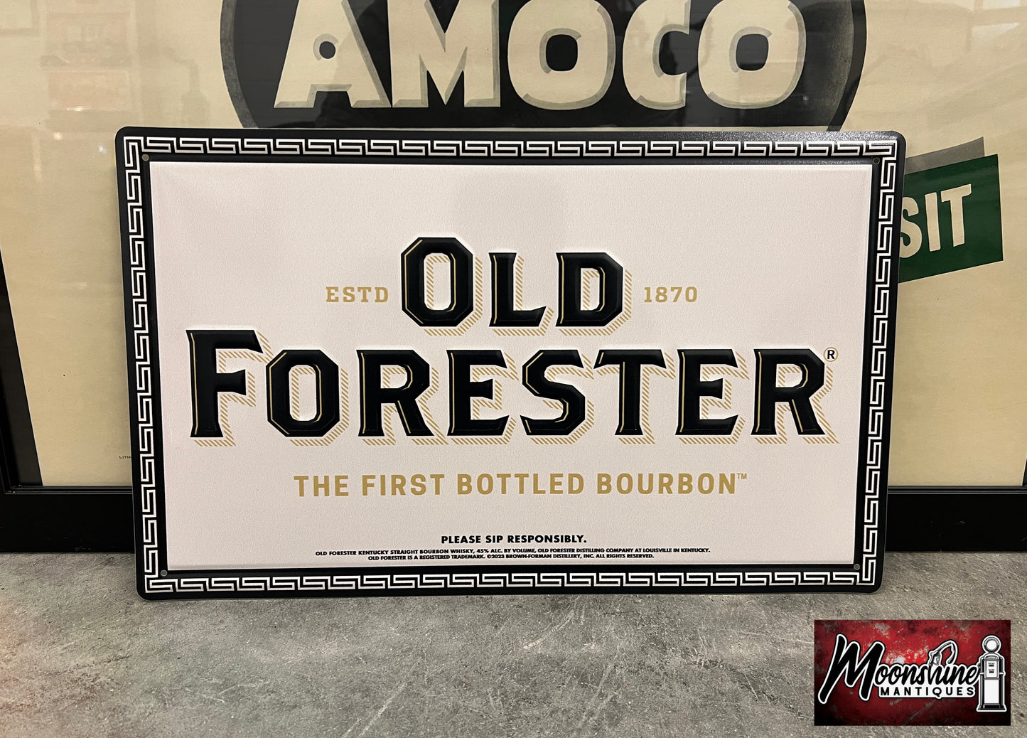 OLD FORESTER Bourbon / Whiskey Sign - Free Shipping!