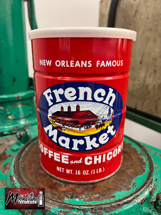 Vtg. FRENCH MARKET COFFEE Tin Can - Unopened / Sealed - Free Shipping!