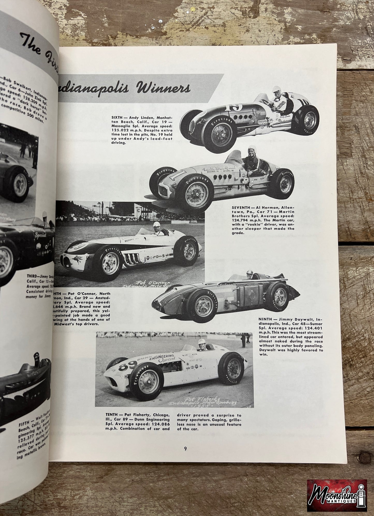 Floyd Clymer's 1955 Indianapolis 500 Race Yearbook - Free Shipping!