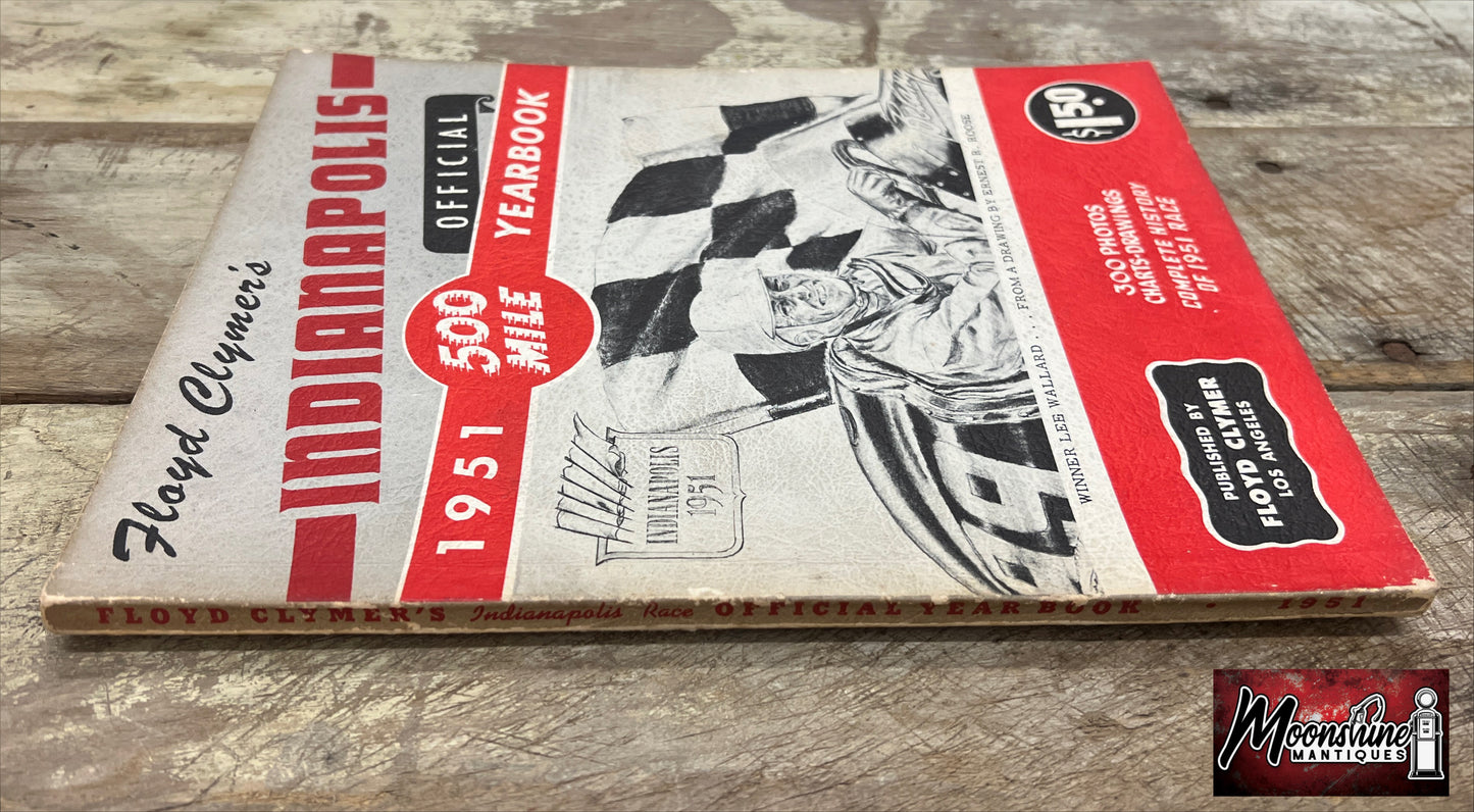 Floyd Clymer's 1951 Indianapolis 500 Race Yearbook - Free Shipping!