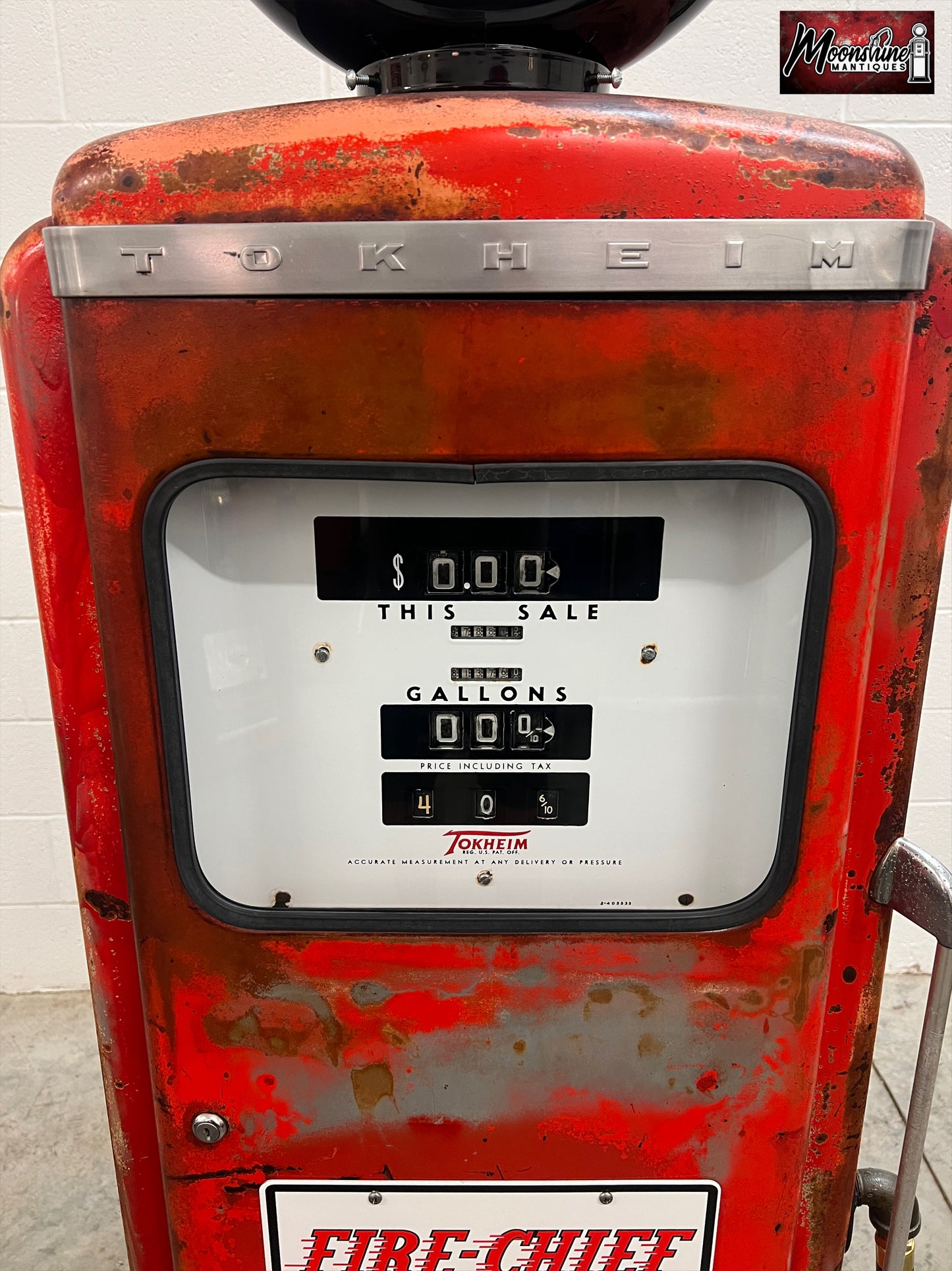 Rustoration 1950’s TEXACO Fire Chief Tokheim 300 Gas Pump - Shipping Available!