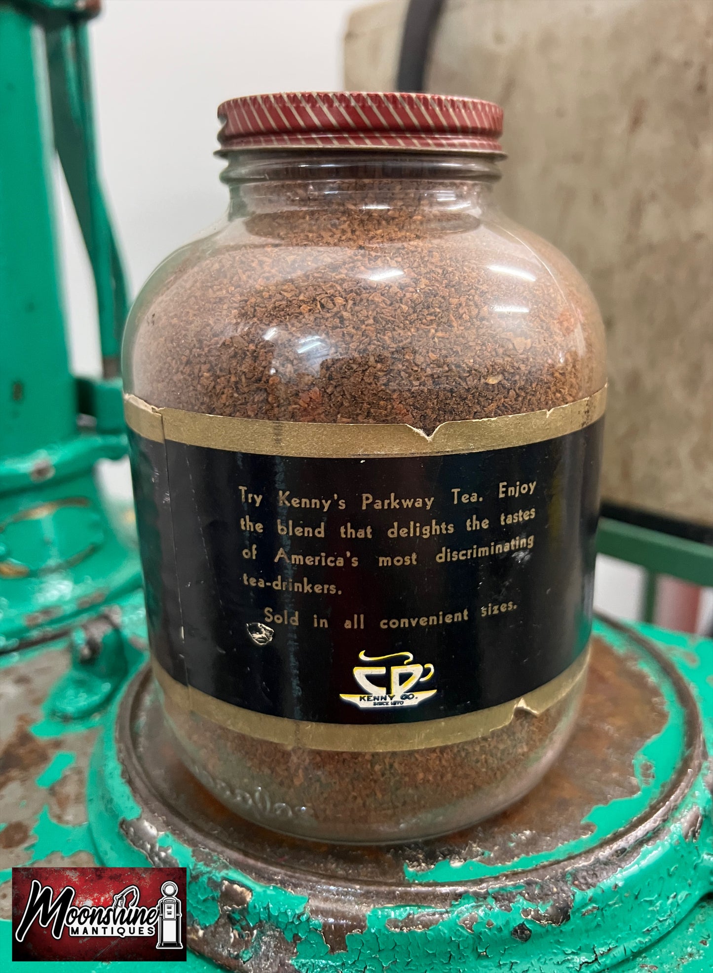 Vtg. KENNY'S NORWOOD COFFEE Jar - Unopened / Full - Free Shipping!