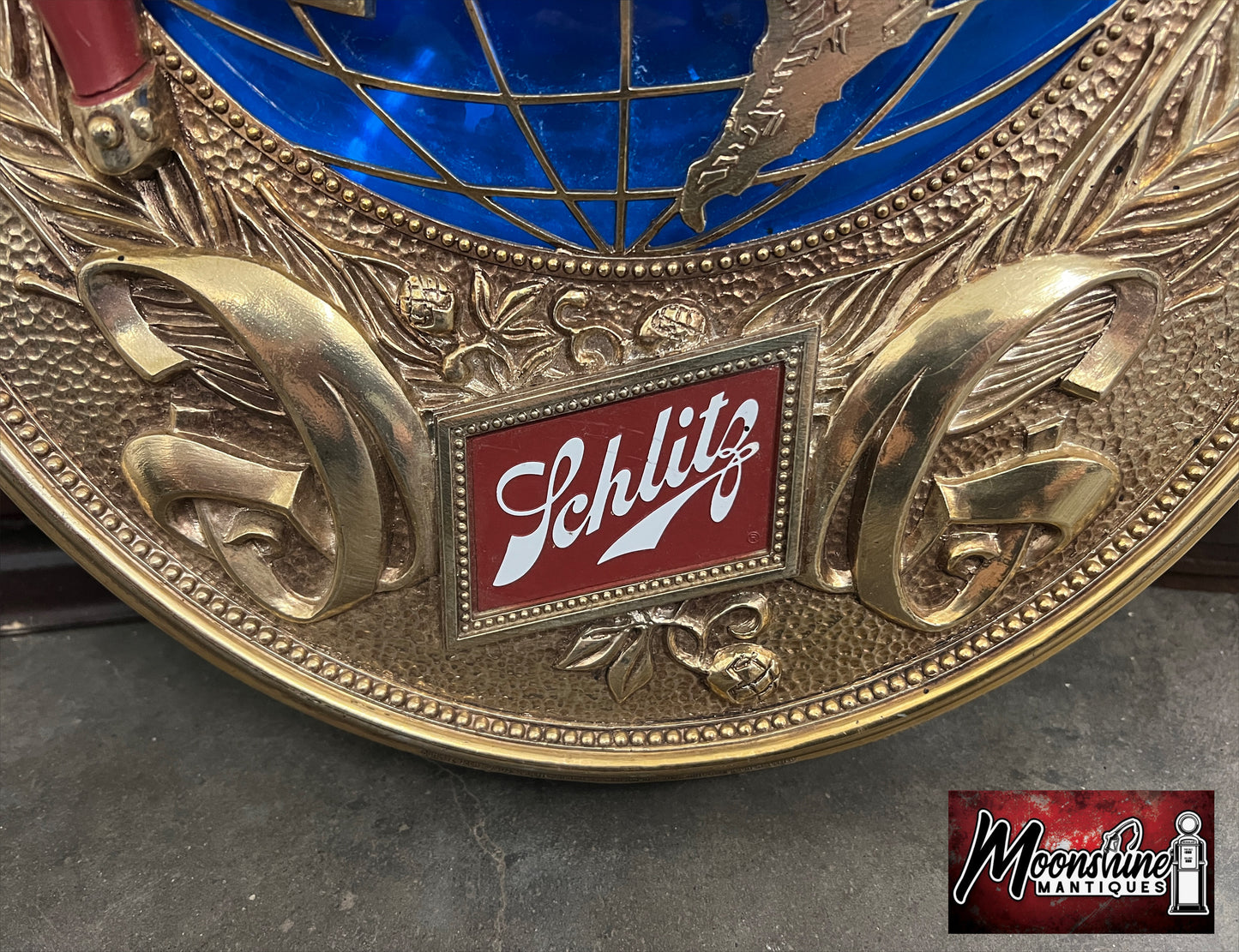 Vtg. 1977 Schlitz Brewing Company Beer Sign - Free Shipping!