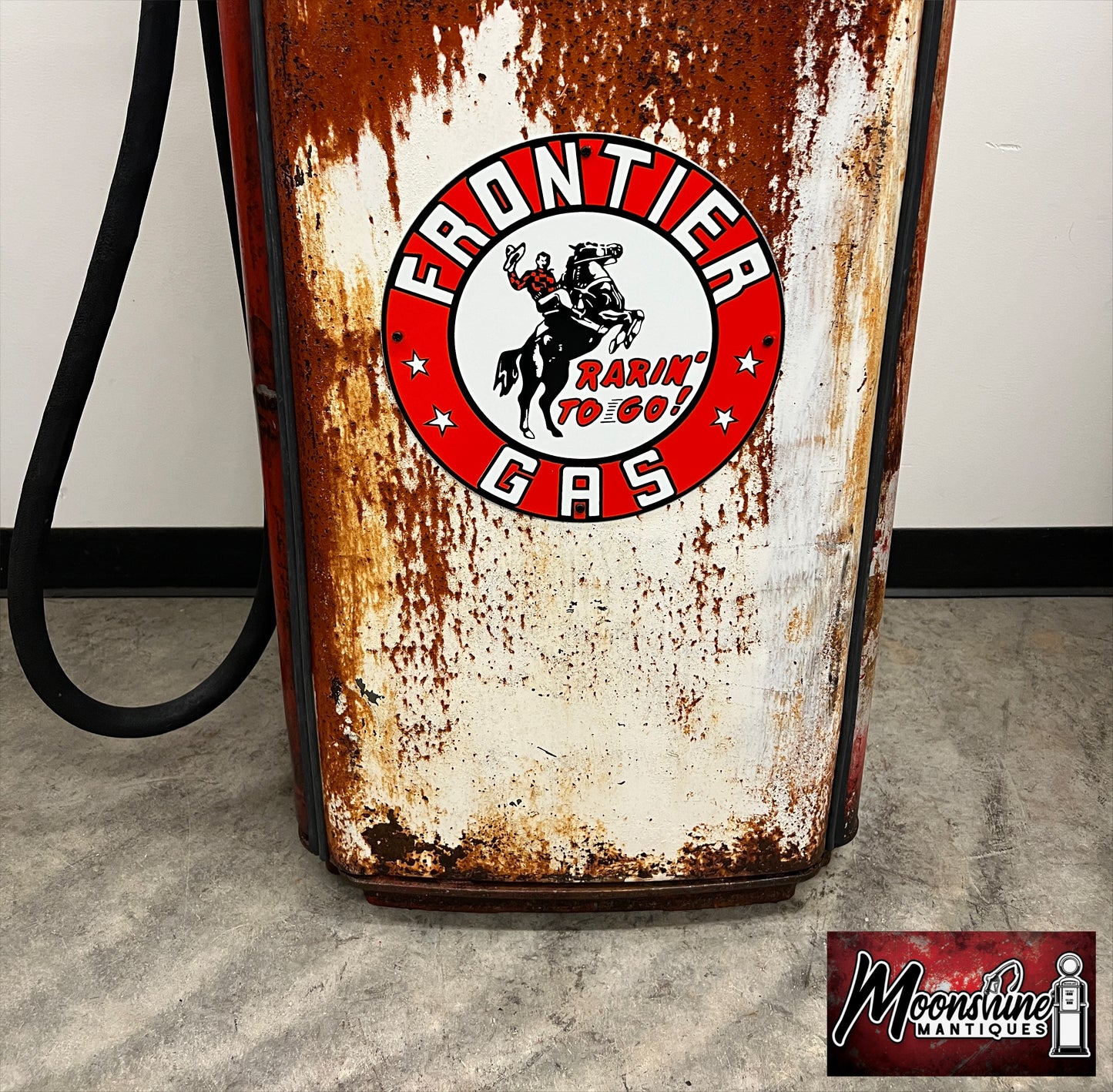 1950’s FRONTIER GASOLINE Gilbarco Gas Pump - Rustoration - Shipping Available!