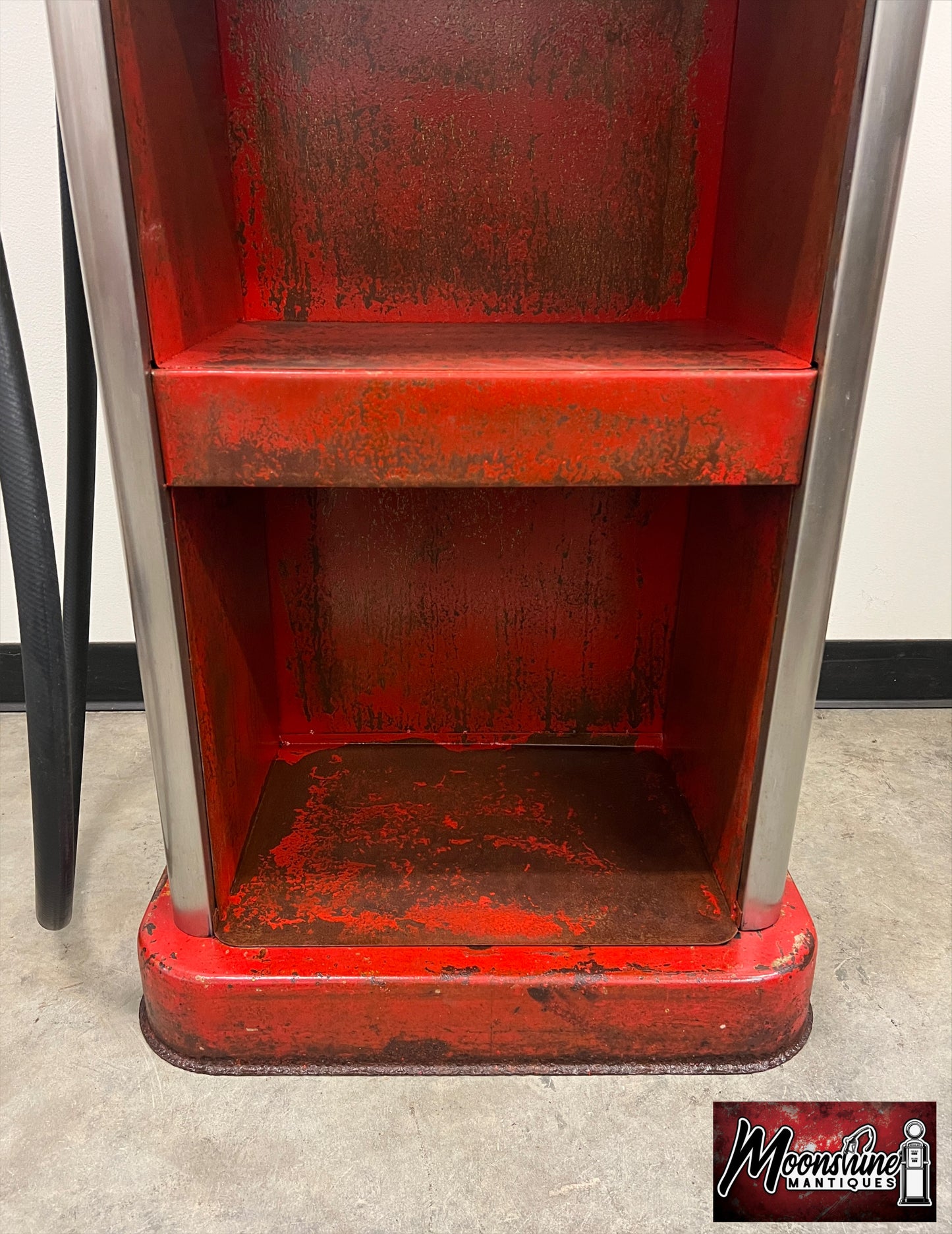 Rustoration 1940’s SIGNAL GASOLINE Bowser Gas Pump w/ Shelves - Mancave Decor - Free Shipping!