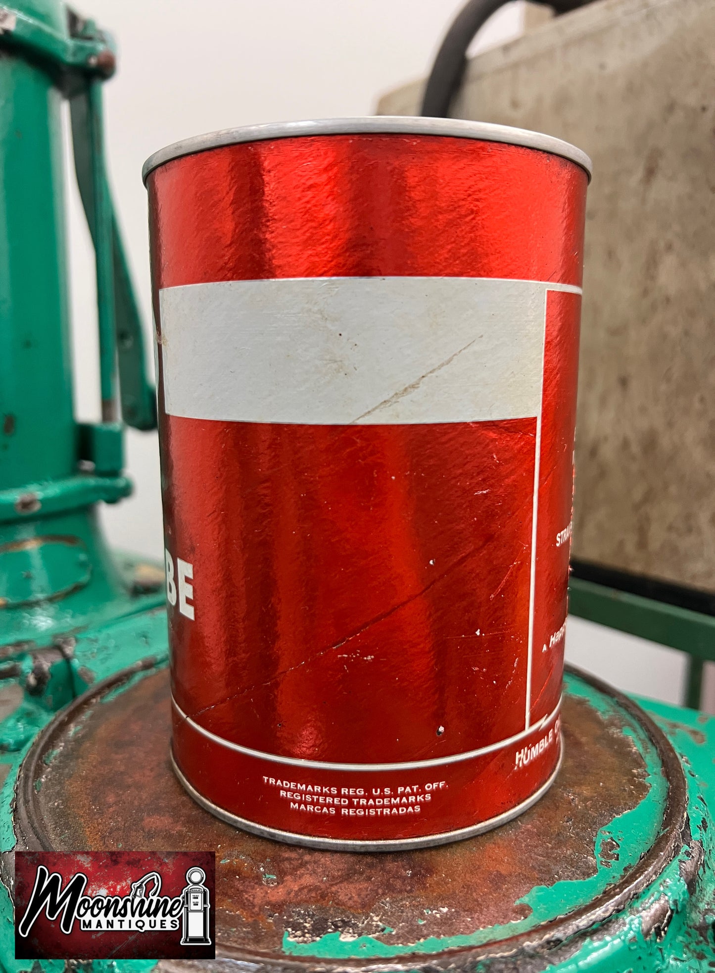 1960's ESSO Essolube Motor Oil Can 1 qt - Gas & Oil - Free Shipping!
