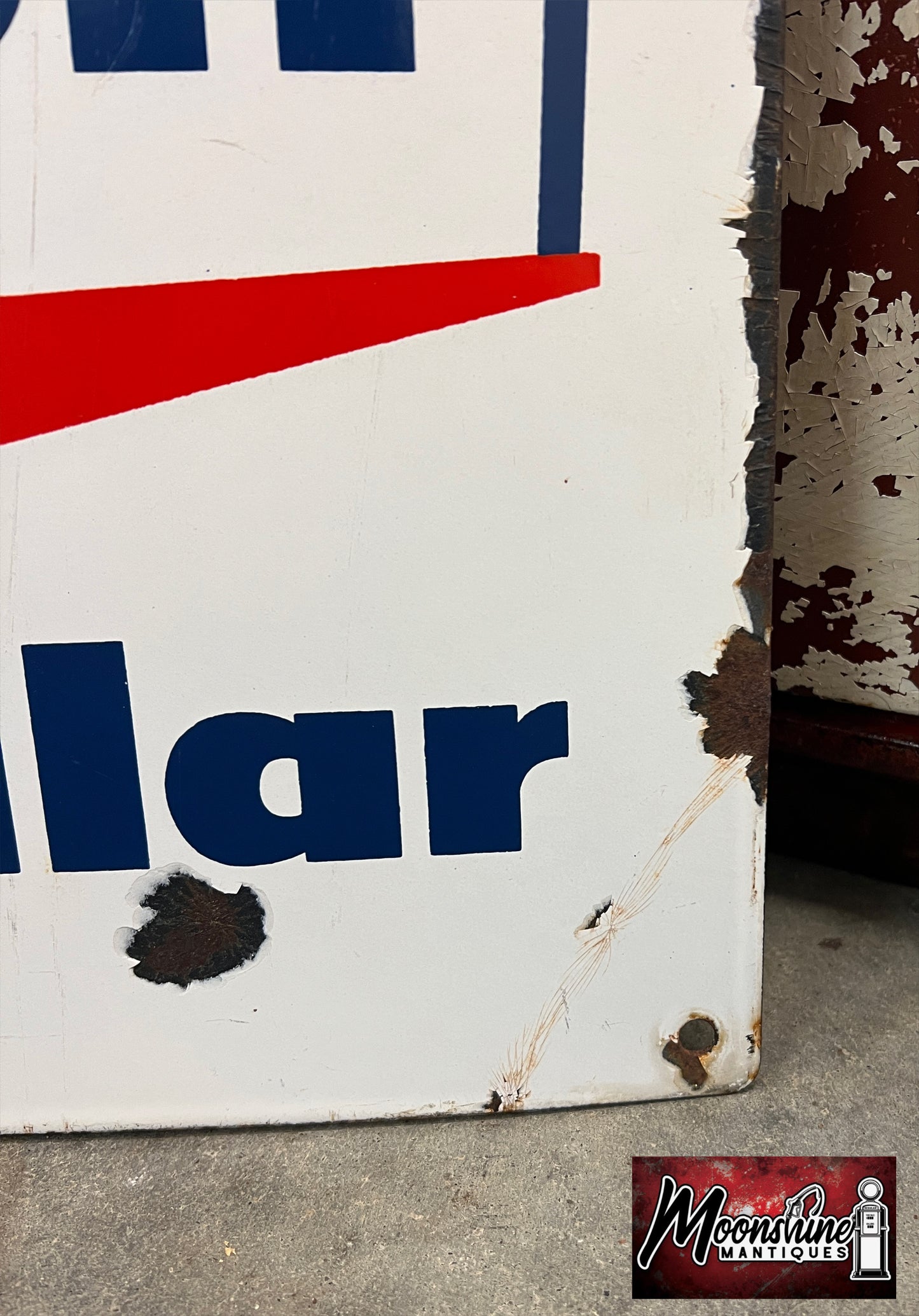 1960's MOBIL GASOLINE Porcelain Gas Pump Plate Sign - Gas & Oil - Free Shipping!