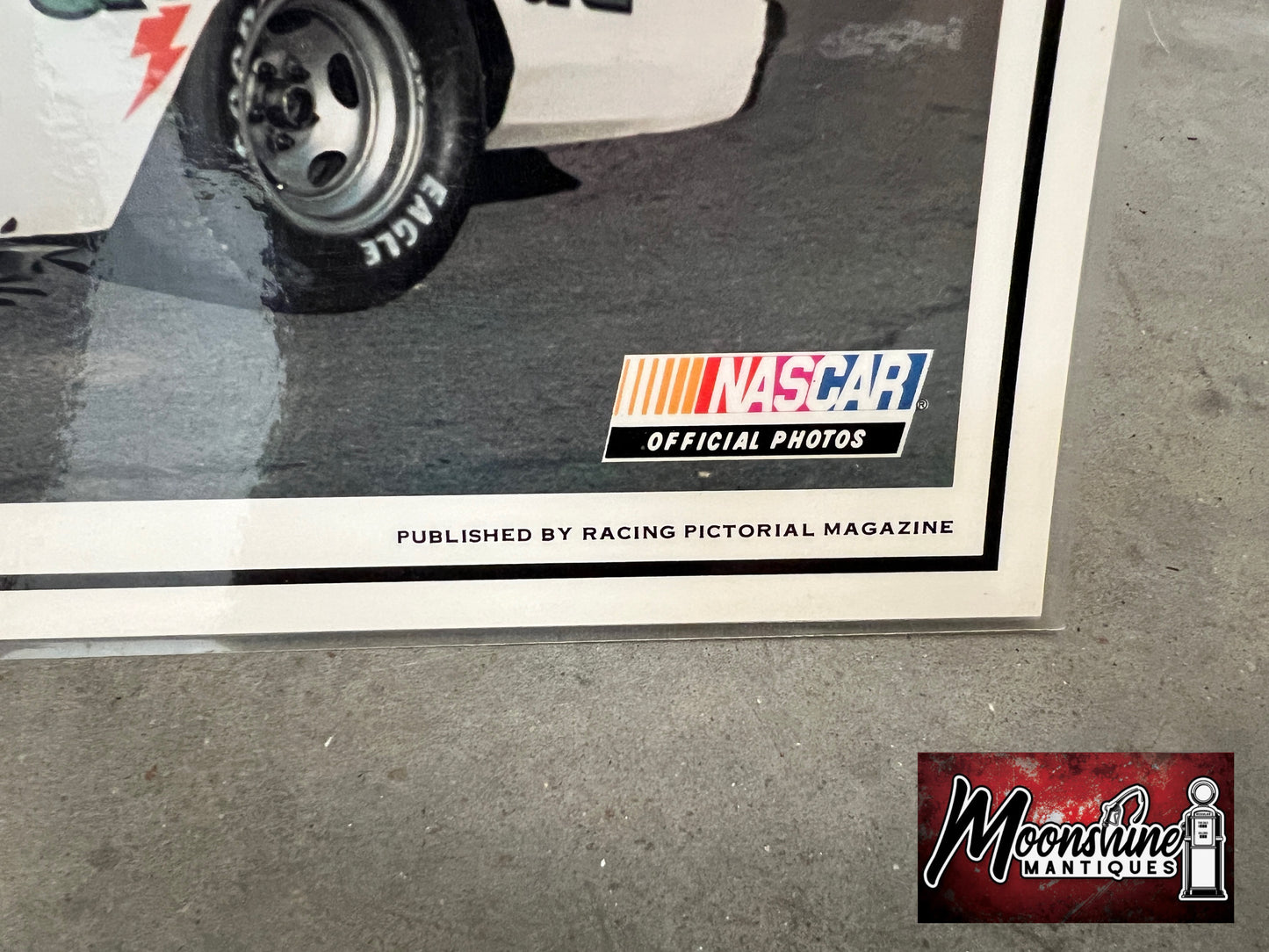 1980’s SportStar Photo Graphics NASCAR Bobby Allison Gatorade Poster / Placemat - Free Shipping!
