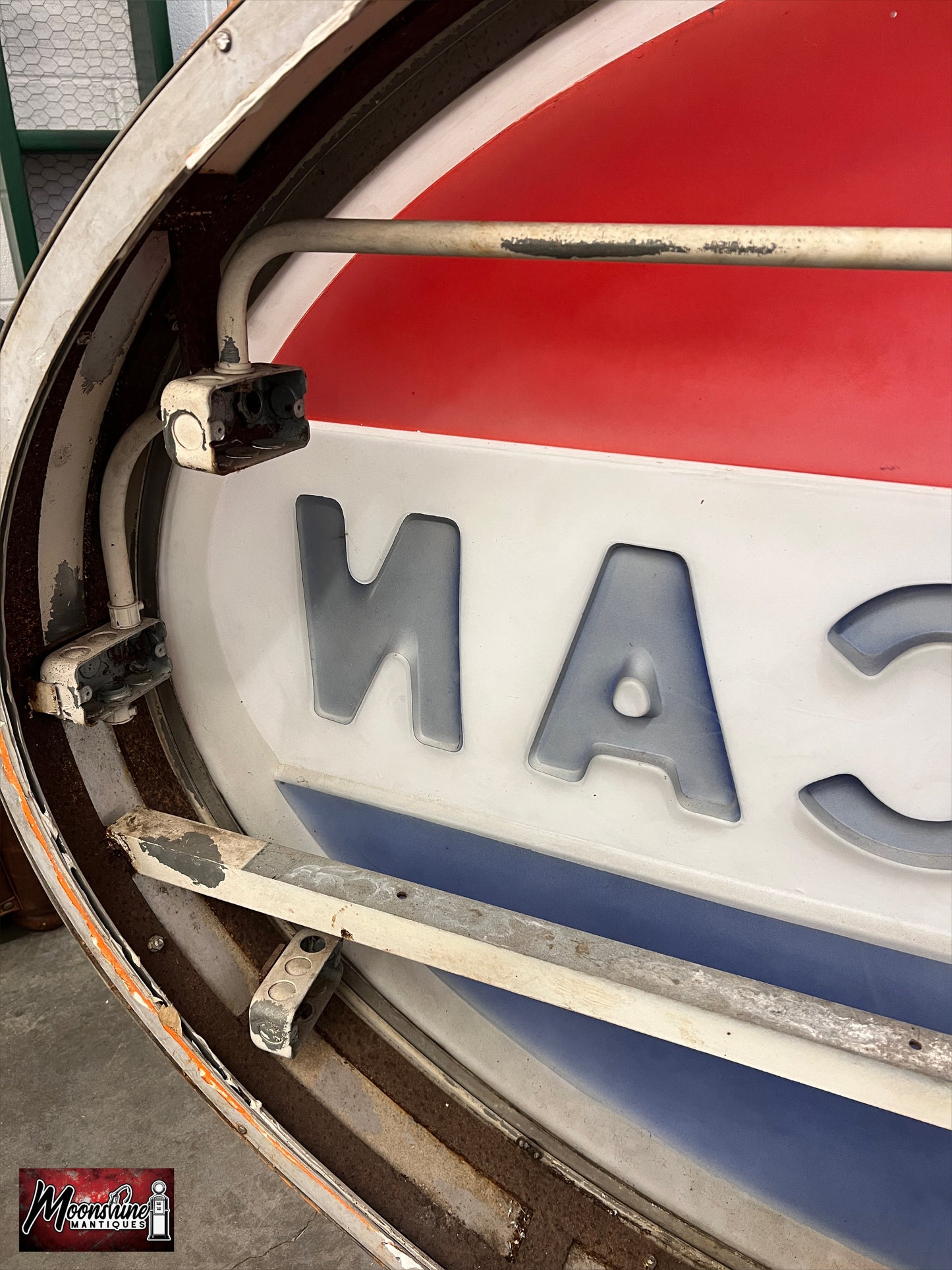 Vtg. 1960’s AMERICAN GASOLINE Service Station Sign - Shipping Available!