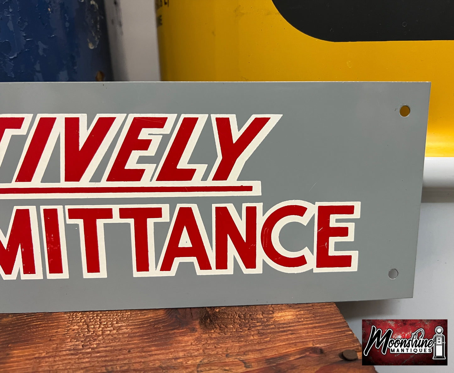 Vtg. 1960's POSITIVELY NO ADMITTANCE Sign - NOS - Free Shipping!