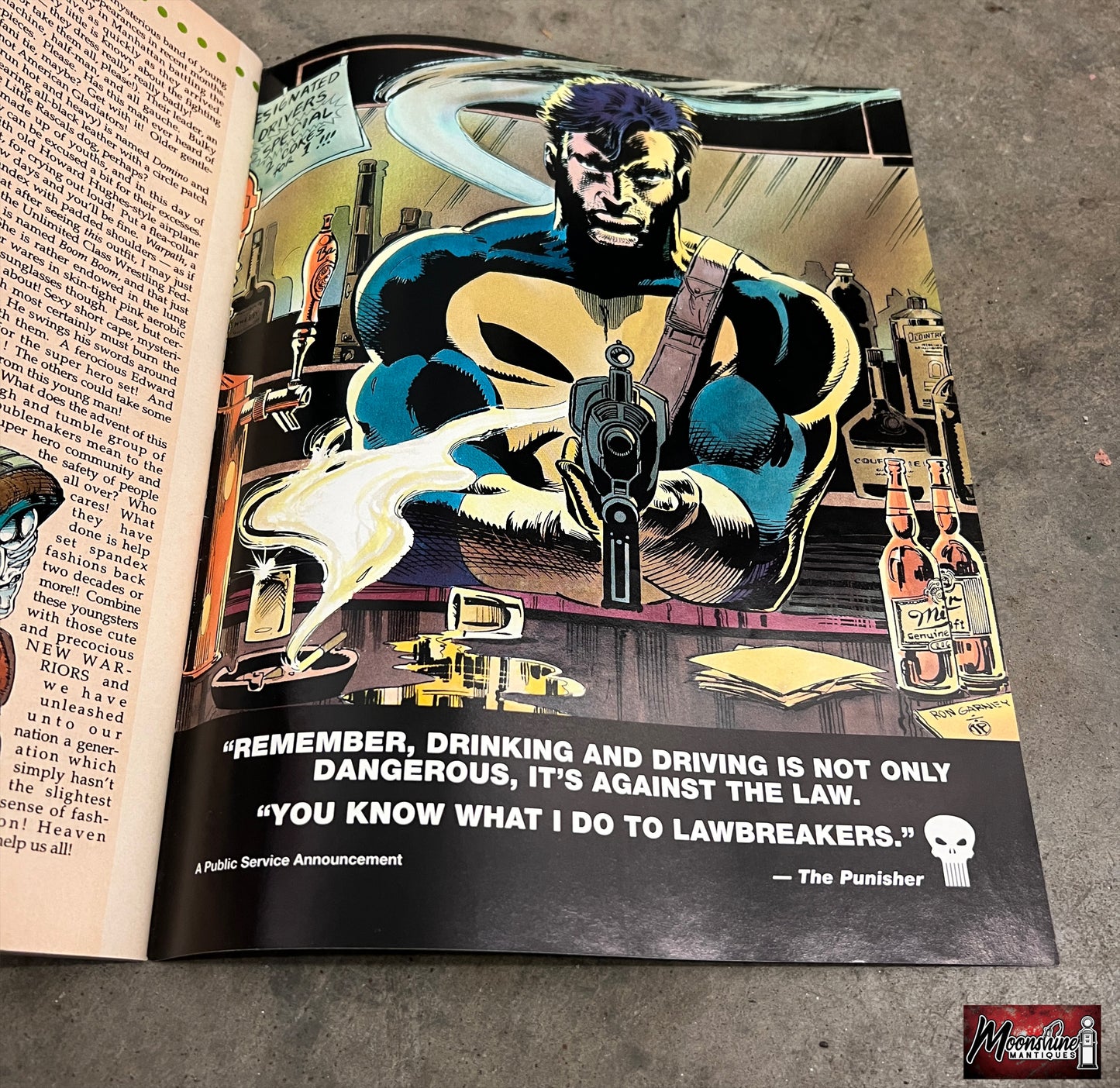 1991 MARVEL The Year in Review Magazine - X-Men Cover - Free Shipping!