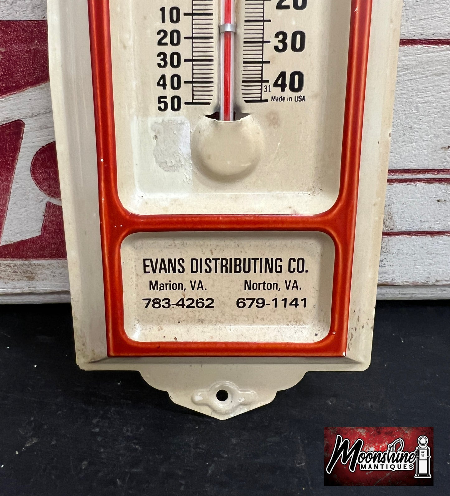 Vtg. MILLER HIGH LIFE Beer Thermometer / Sign - Free Shipping!