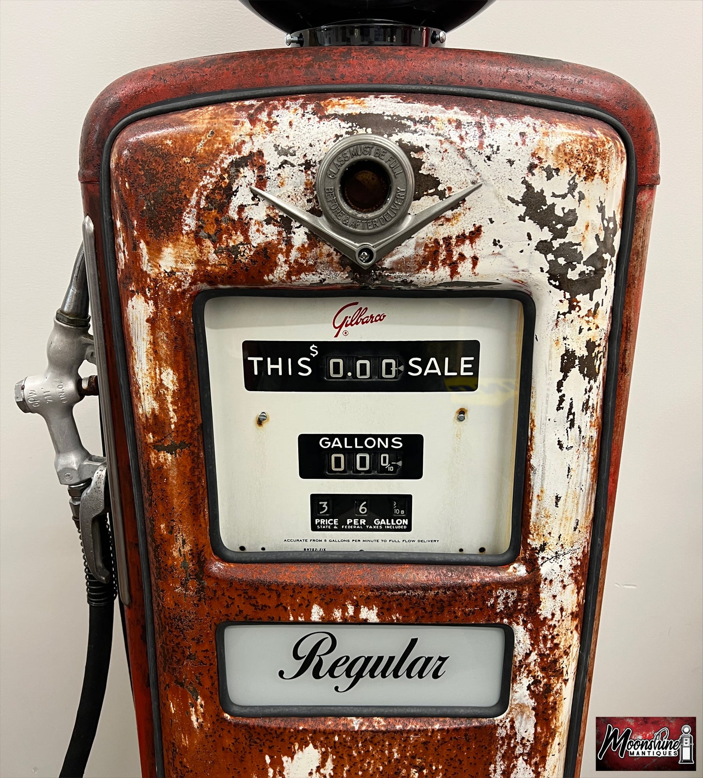 1950’s FRONTIER GASOLINE Gilbarco Gas Pump - Rustoration - Shipping Available!