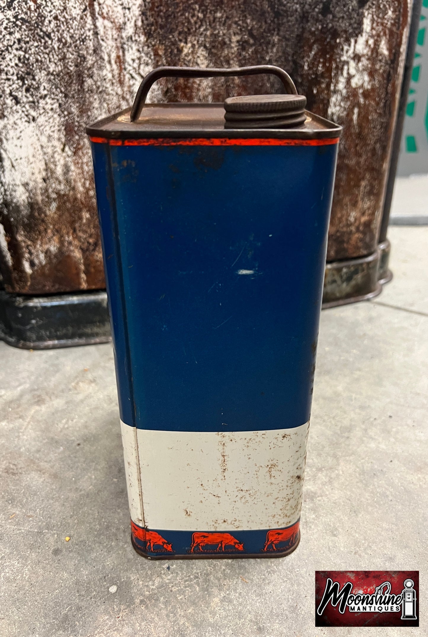 1950’s GULF Livestock Spray 1 Gallon Can - Free Shipping!