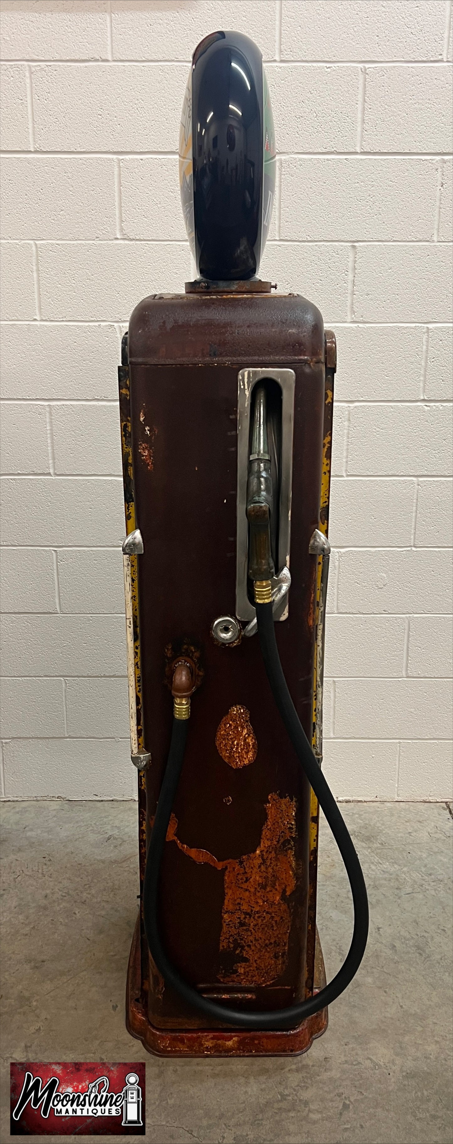 Rustoration 1940’s INDIAN GASOLINE Gilbarco Gas Pump w/ Shelves - Mancave Decor - Free Shipping!