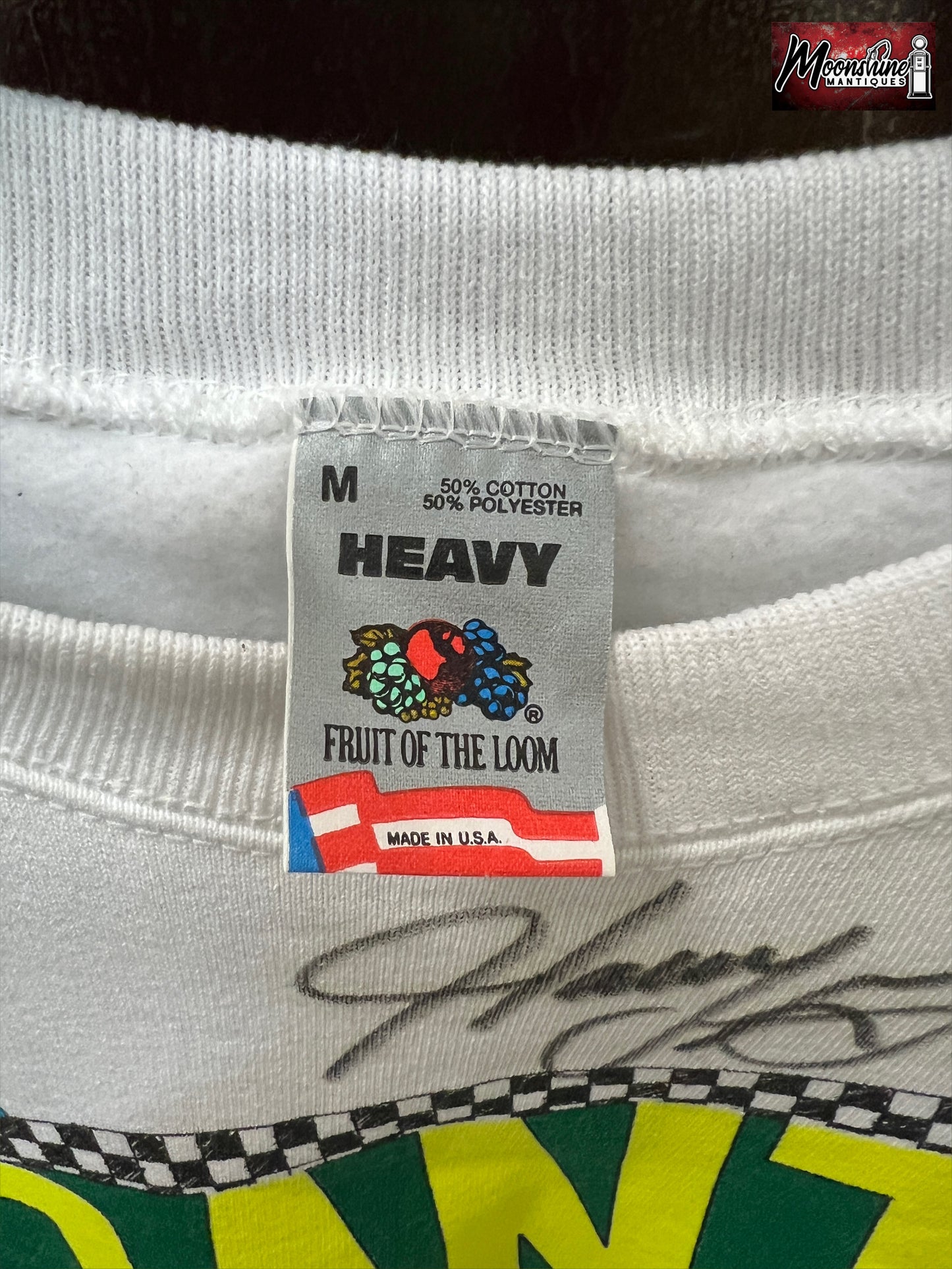 Vtg. 1990's HARRY GANT Skoal Bandit Autographed Sweatshirt - Medium - Free Shipping!