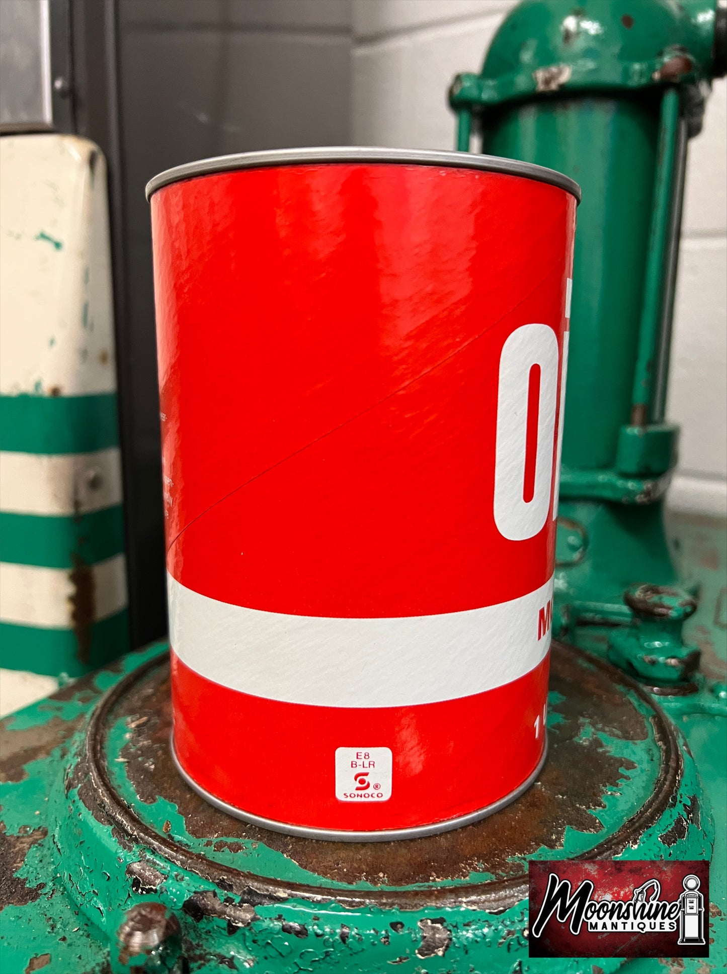 FULL - Vtg. EXXON Oilex Motor Oil Can 1 qt - Free Shipping!