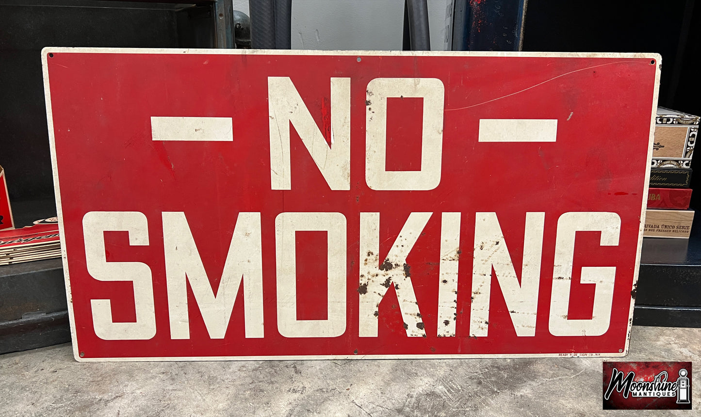Vtg. NO SMOKING Sign - Free Shipping!