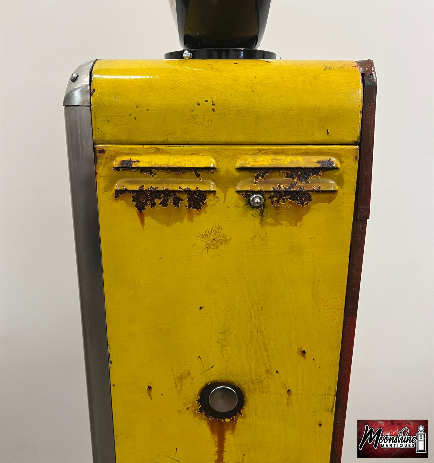 Rustoration 1940’s HOT ROD GASOLINE Bowser Gas Pump w/ Shelves - Mancave Decor - Free Shipping!