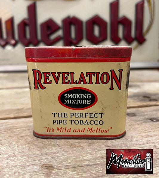 Vtg. REVELATION Pipe Tobacco Tin - Philip Morris - Free Shipping!