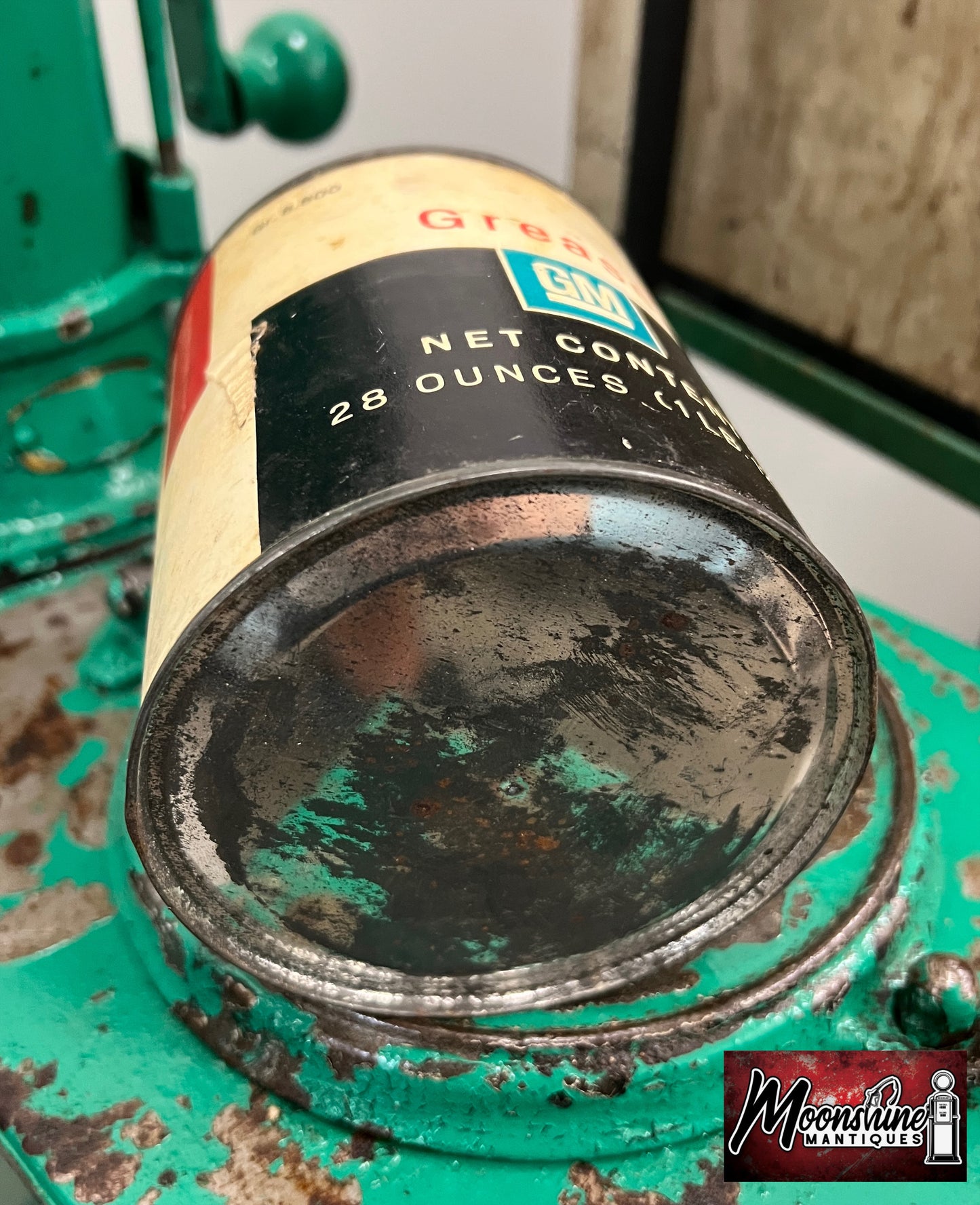 Vtg. 1950's General Motors GM Grease Can - Free Shipping!