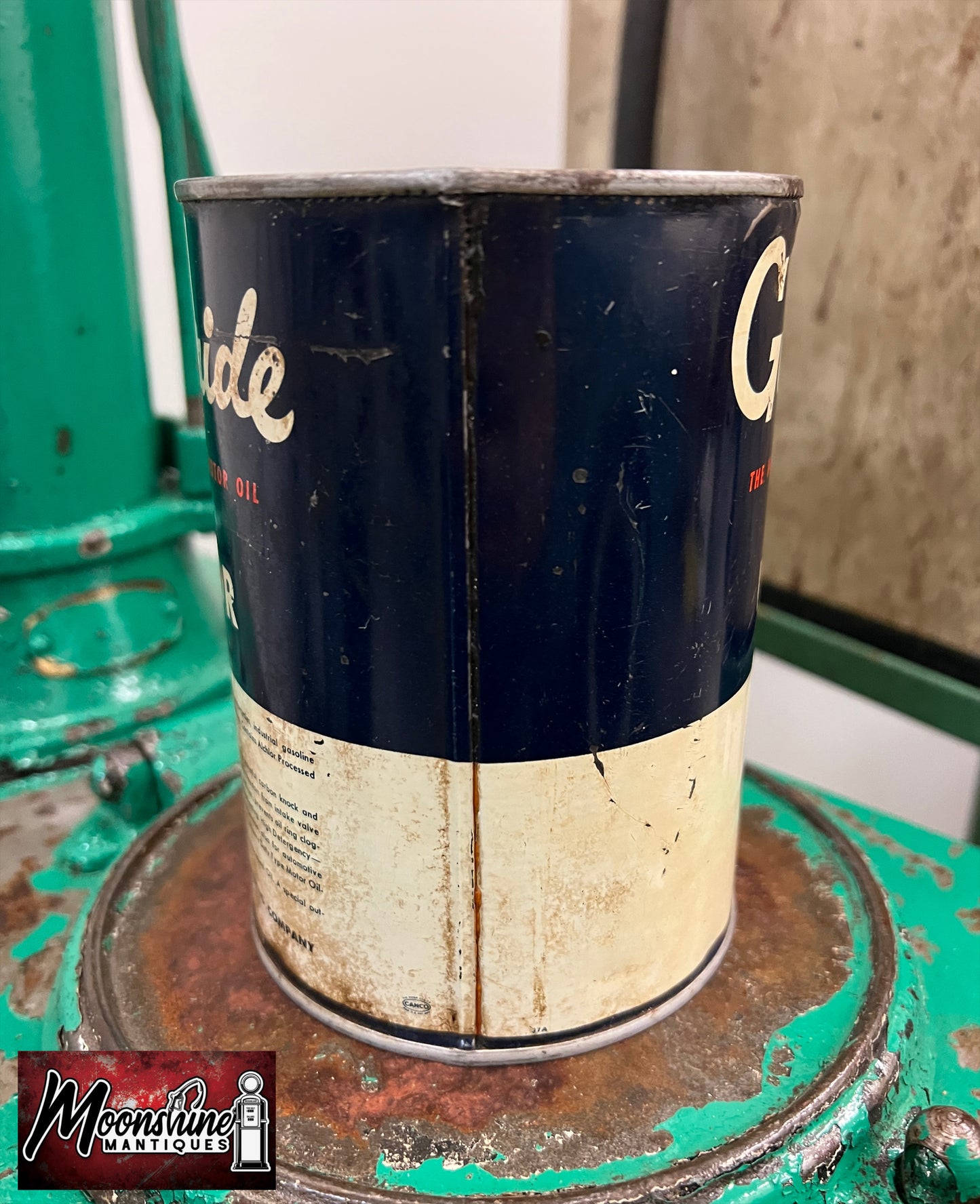 1950’s GULF Gulfpride Motor Oil Can 1 qt. - Gas & Oil - Free Shipping!