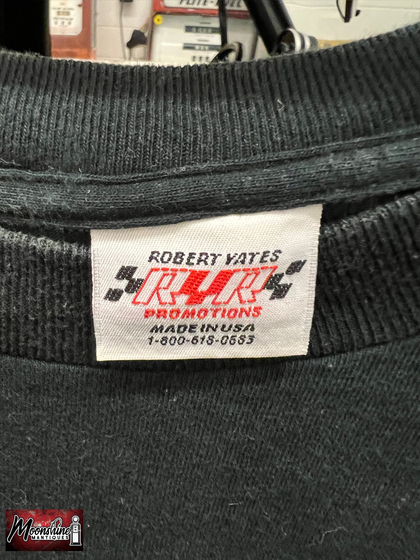 Vtg. 1990's Ernie Irvan Robert Yates Rocket Nascar All Over Print T-Shirt L - Free Shipping!