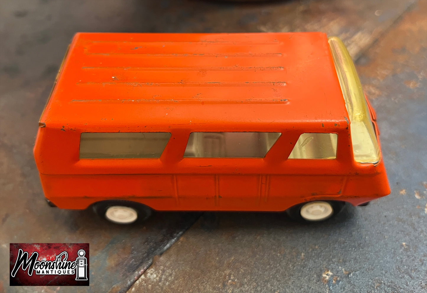 Vtg. 1970's TONKA Mini Orange Van - Free Shipping!