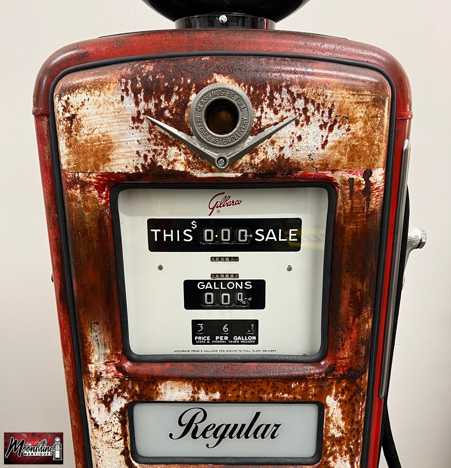 1950’s FRONTIER GASOLINE Gilbarco Gas Pump - Rustoration - Shipping Available!