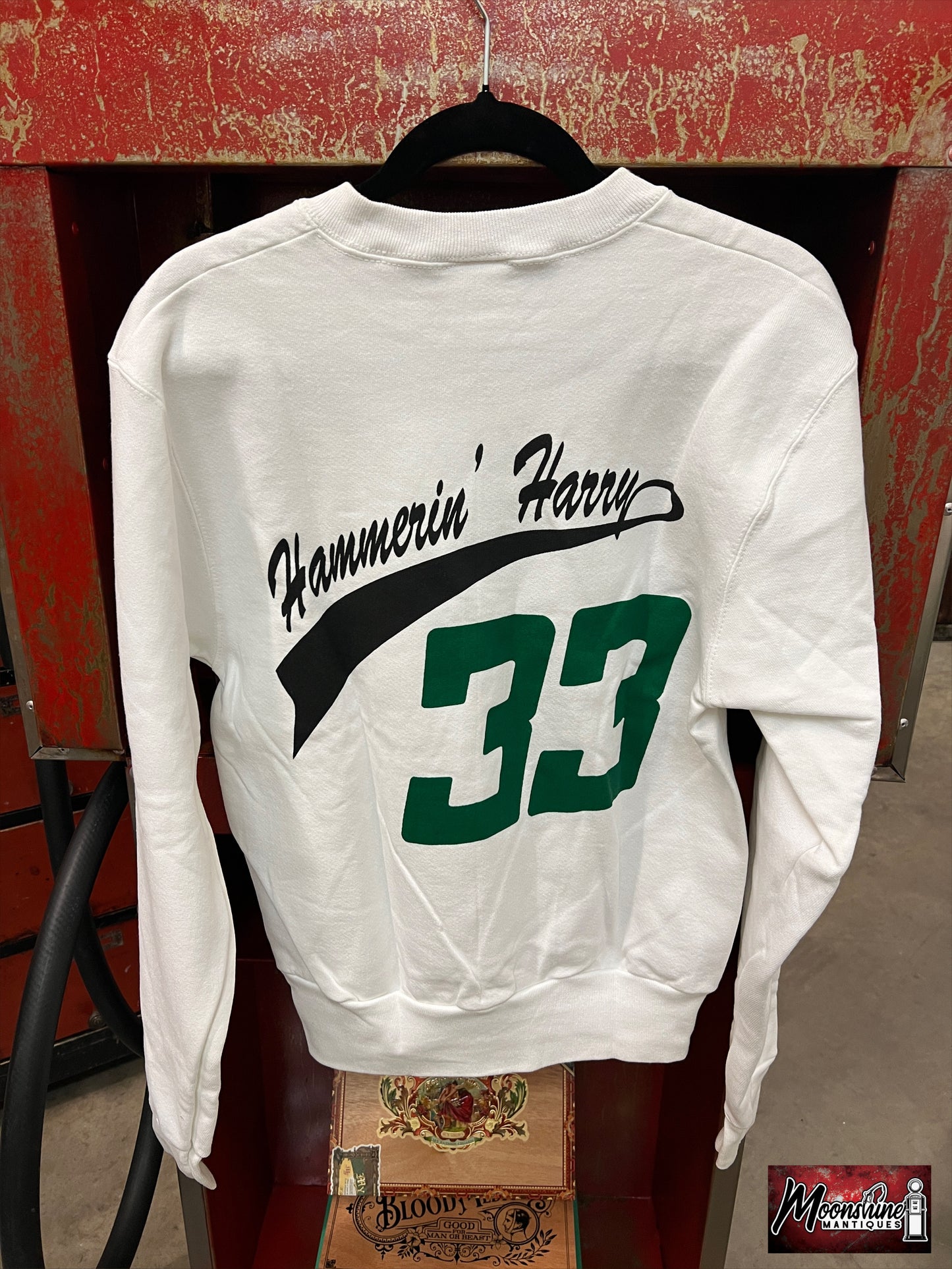 Vtg. 1990's HARRY GANT Skoal Bandit Autographed Sweatshirt - Medium - Free Shipping!