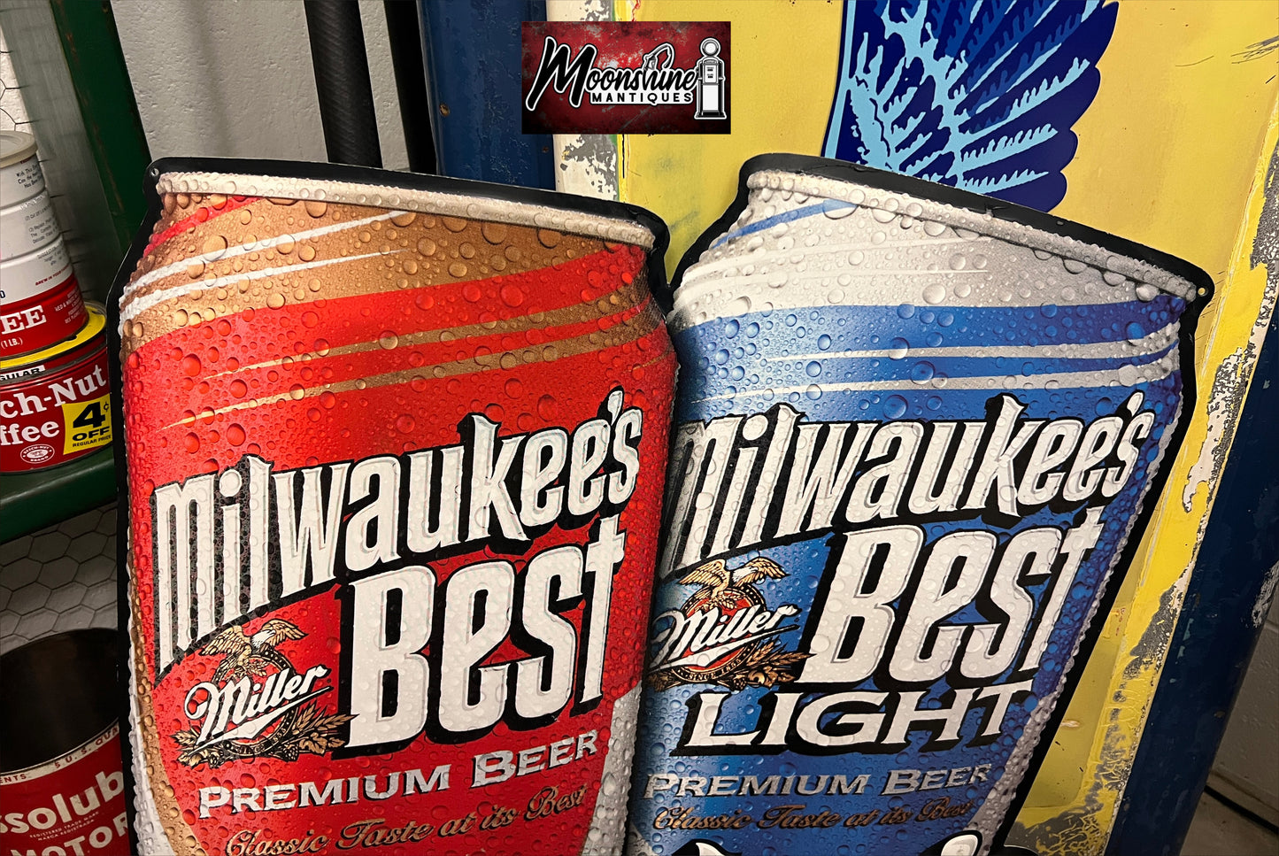 Vtg. Milwaukee's Best Beer Sign - Miller Brewing - Free Shipping!
